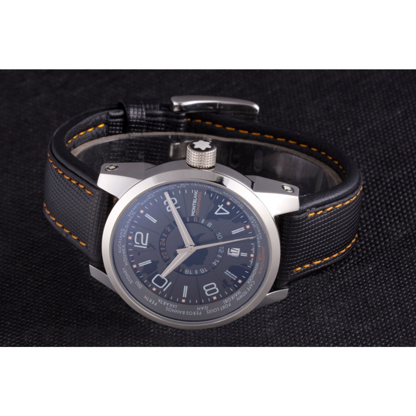 MiroTime Montblanc Timewalker Hemispheres Leather Strap 621625