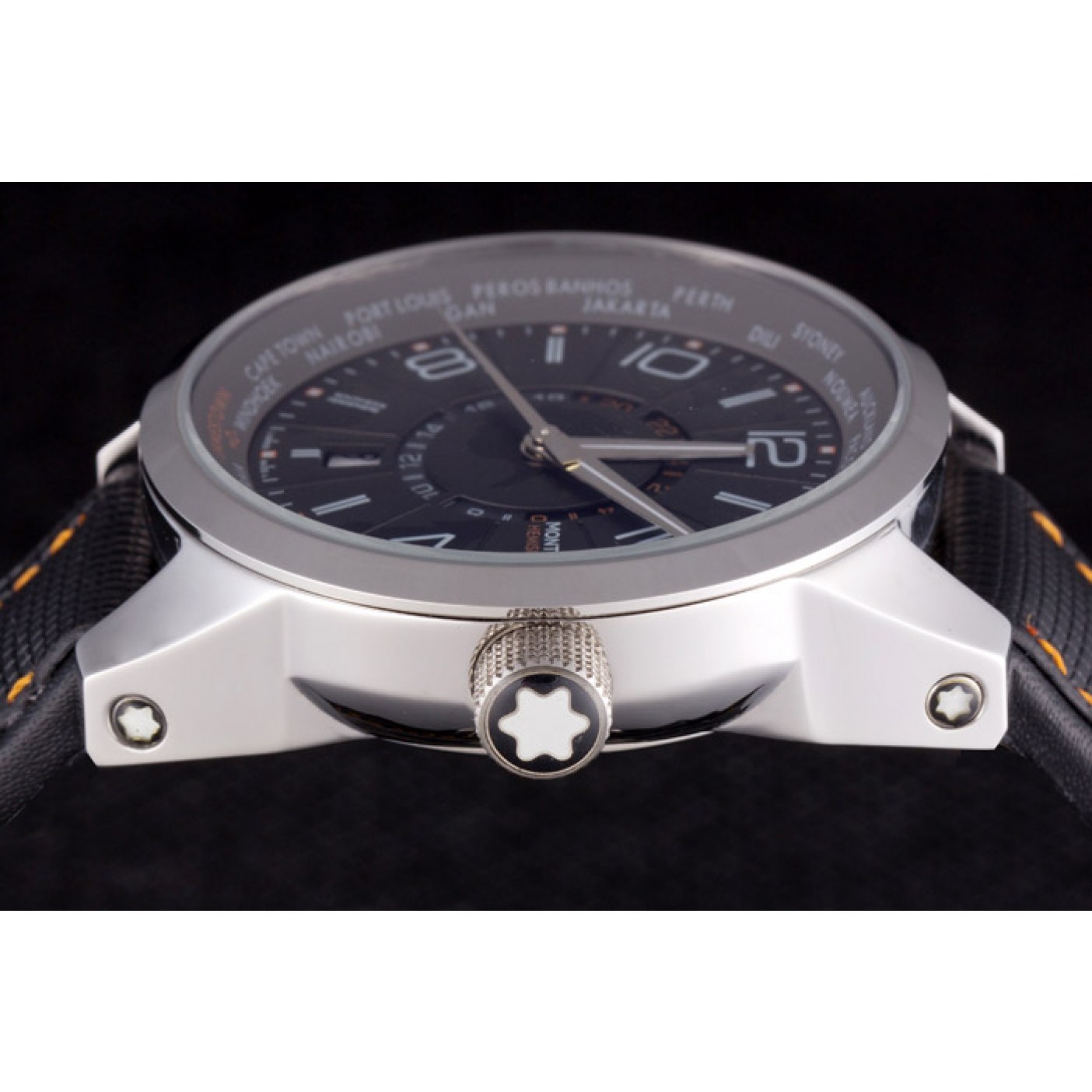 MiroTime Montblanc Timewalker Hemispheres Leather Strap 621625