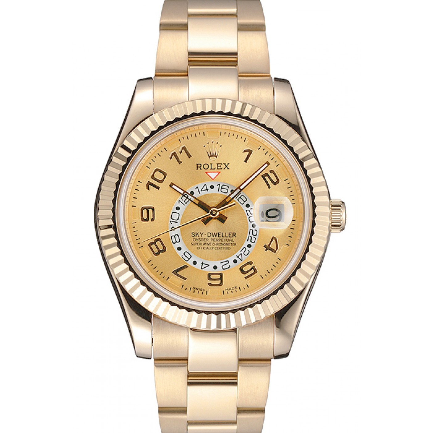MiroTime Rolex Sky Dweller Oyster Perpetual Special Edition 2012 Yellow Gold 80243