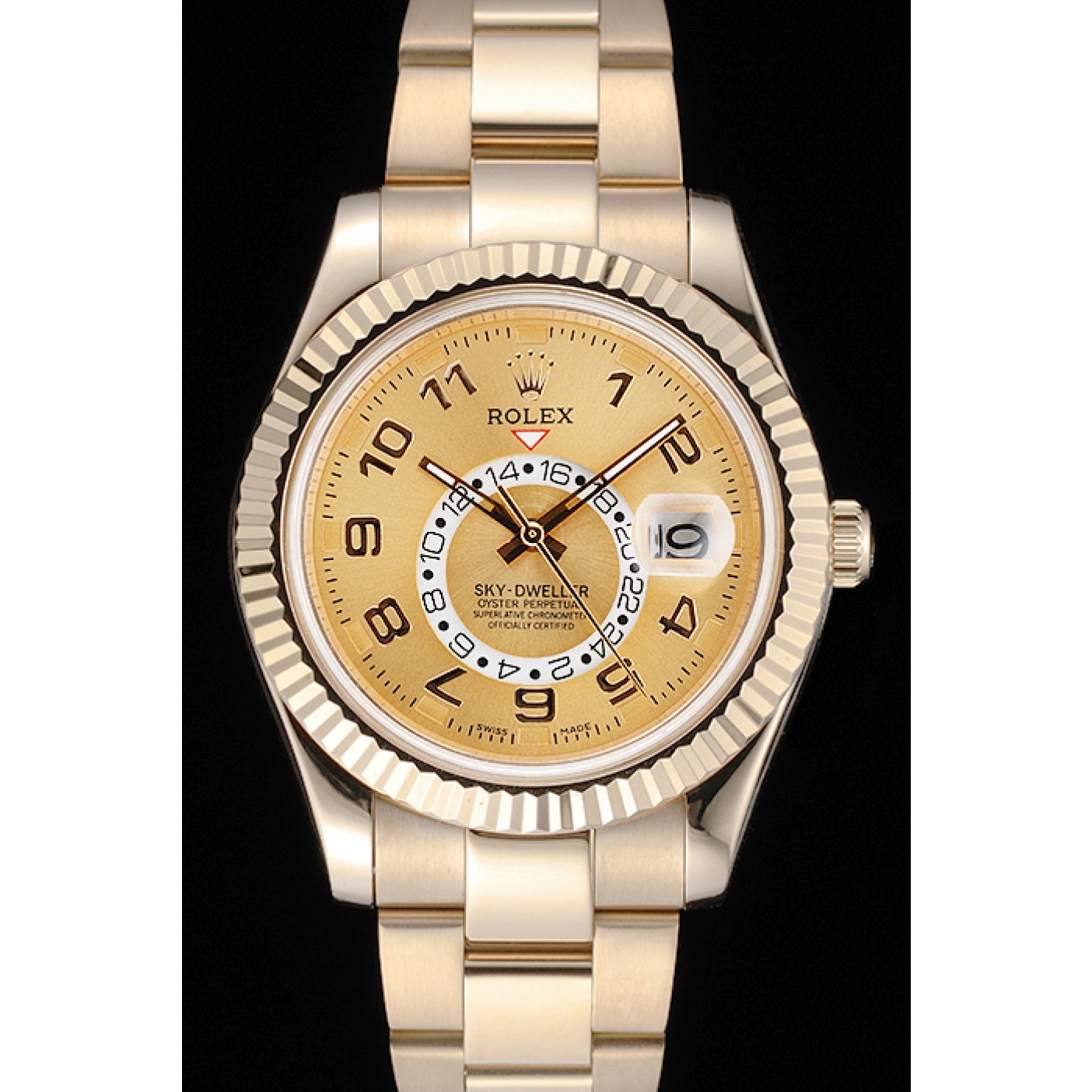 MiroTime Rolex Sky Dweller Oyster Perpetual Special Edition 2012 Yellow Gold 80243