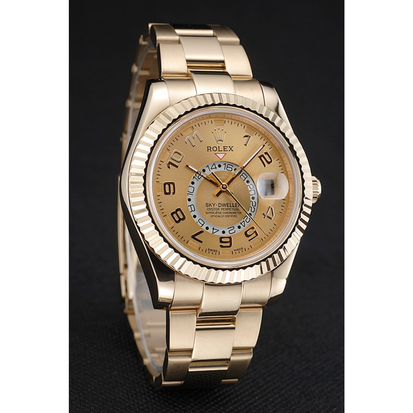 MiroTime Rolex Sky Dweller Oyster Perpetual Special Edition 2012 Yellow Gold 80243