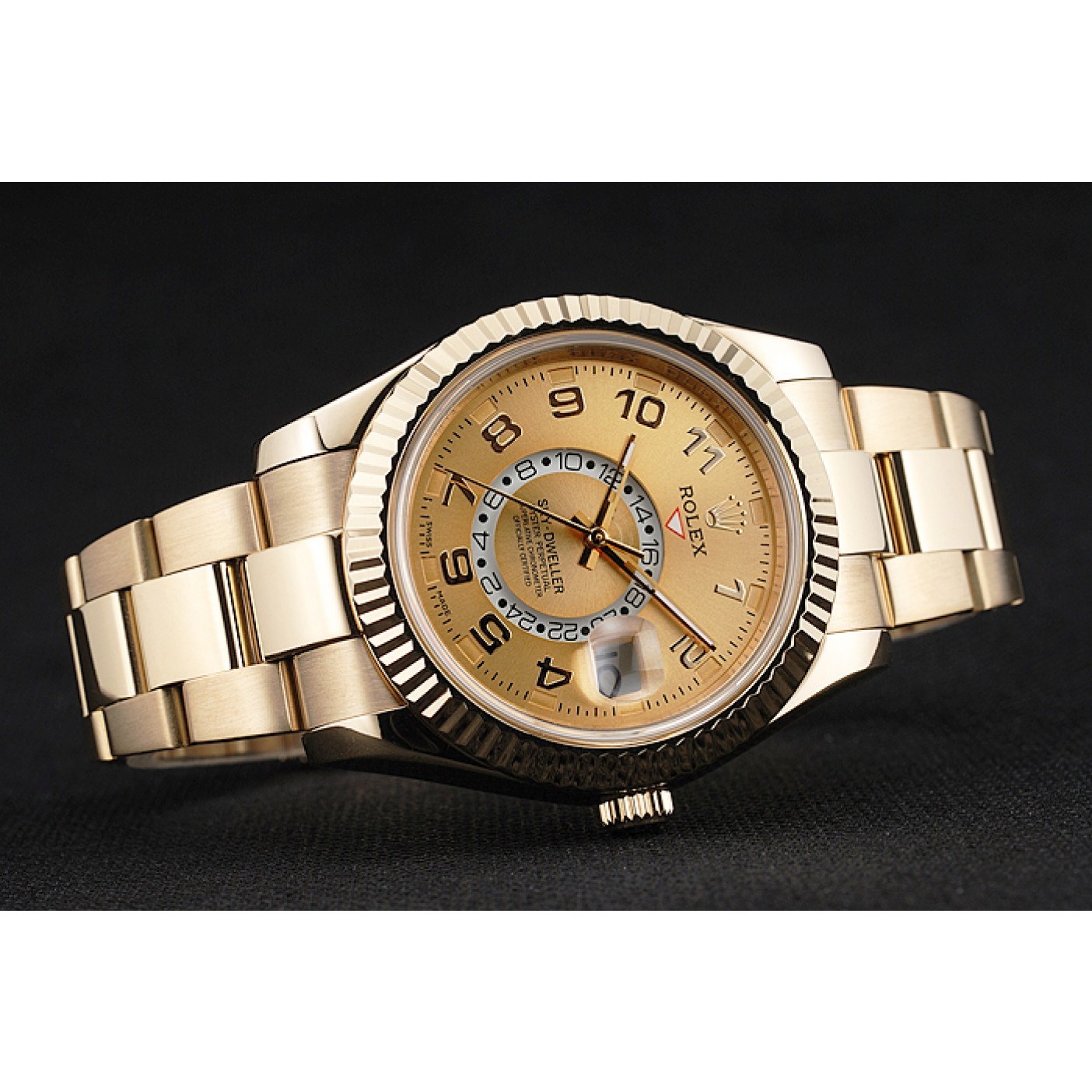 MiroTime Rolex Sky Dweller Oyster Perpetual Special Edition 2012 Yellow Gold 80243