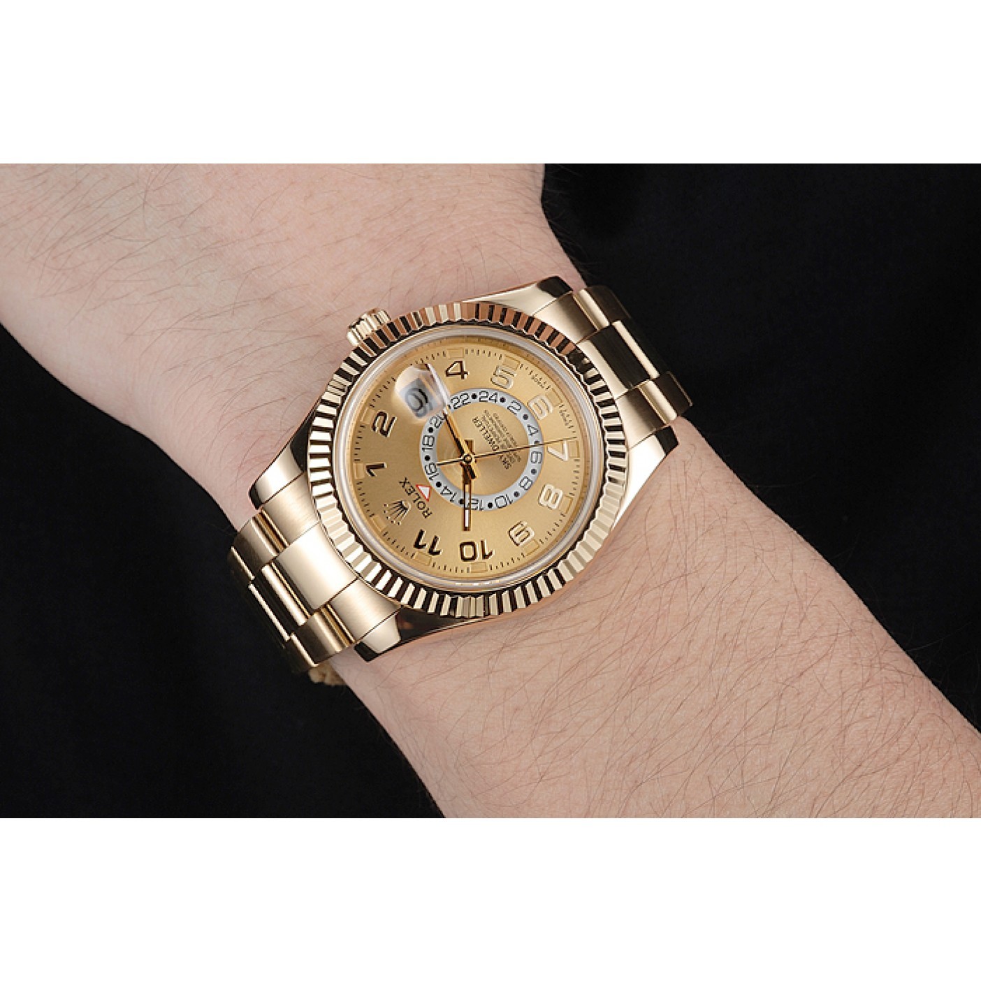 MiroTime Rolex Sky Dweller Oyster Perpetual Special Edition 2012 Yellow Gold 80243