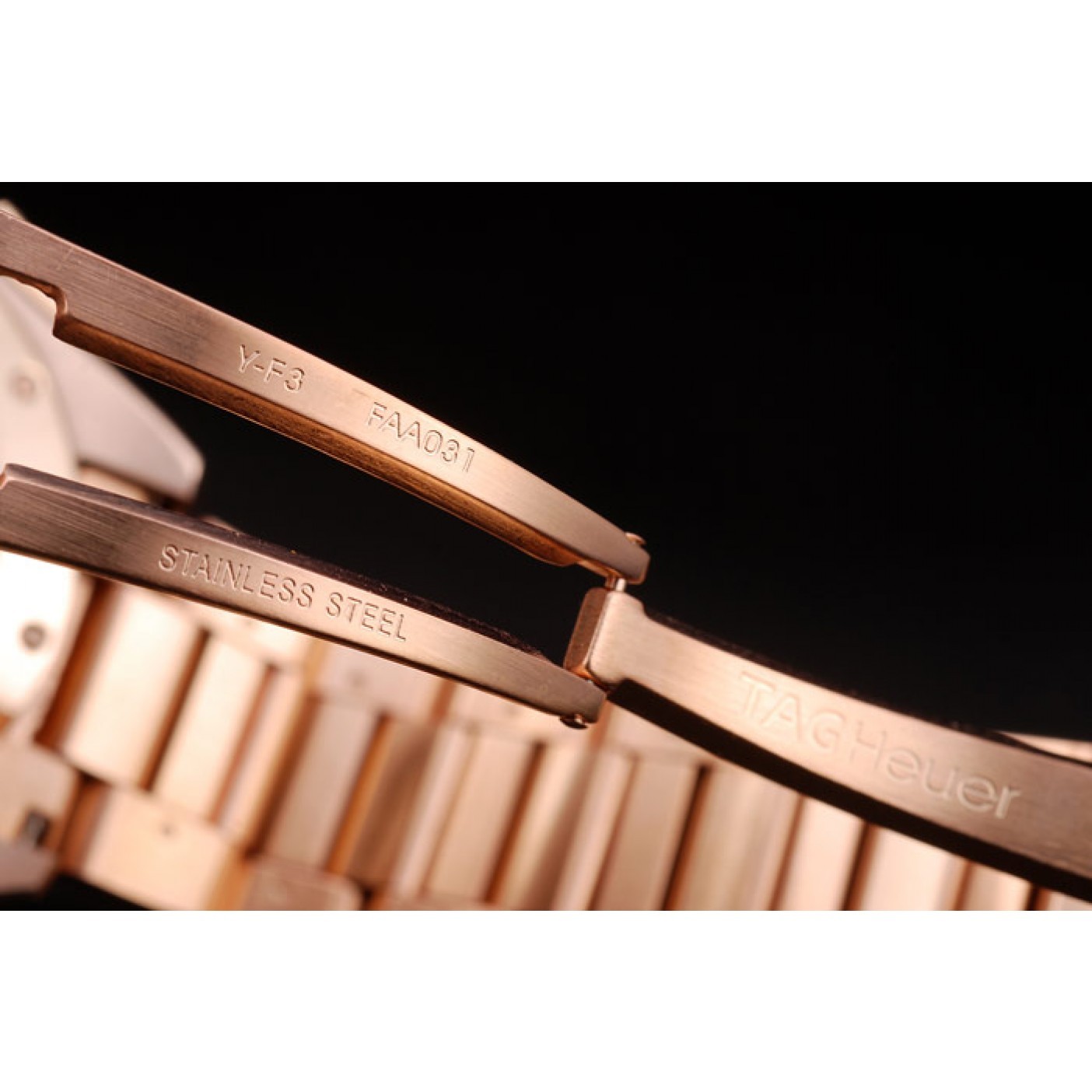MiroTime Tag Heuer Carrera Rose Gold Case Black Dial