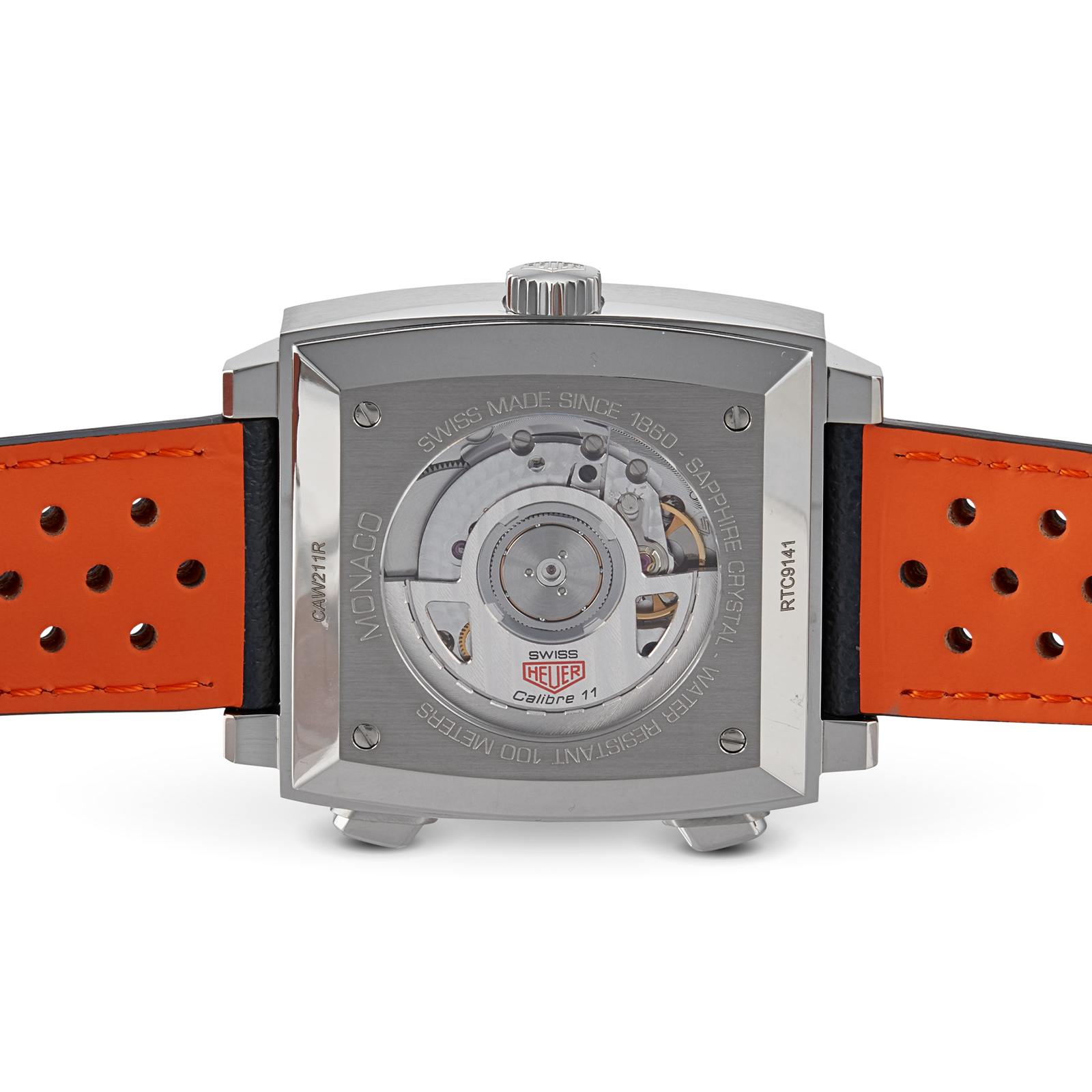 MiroTime Swiss TAG Heuer Monaco Gulf Calibre 11 39mm Mens Watch CAW211R.FC6401