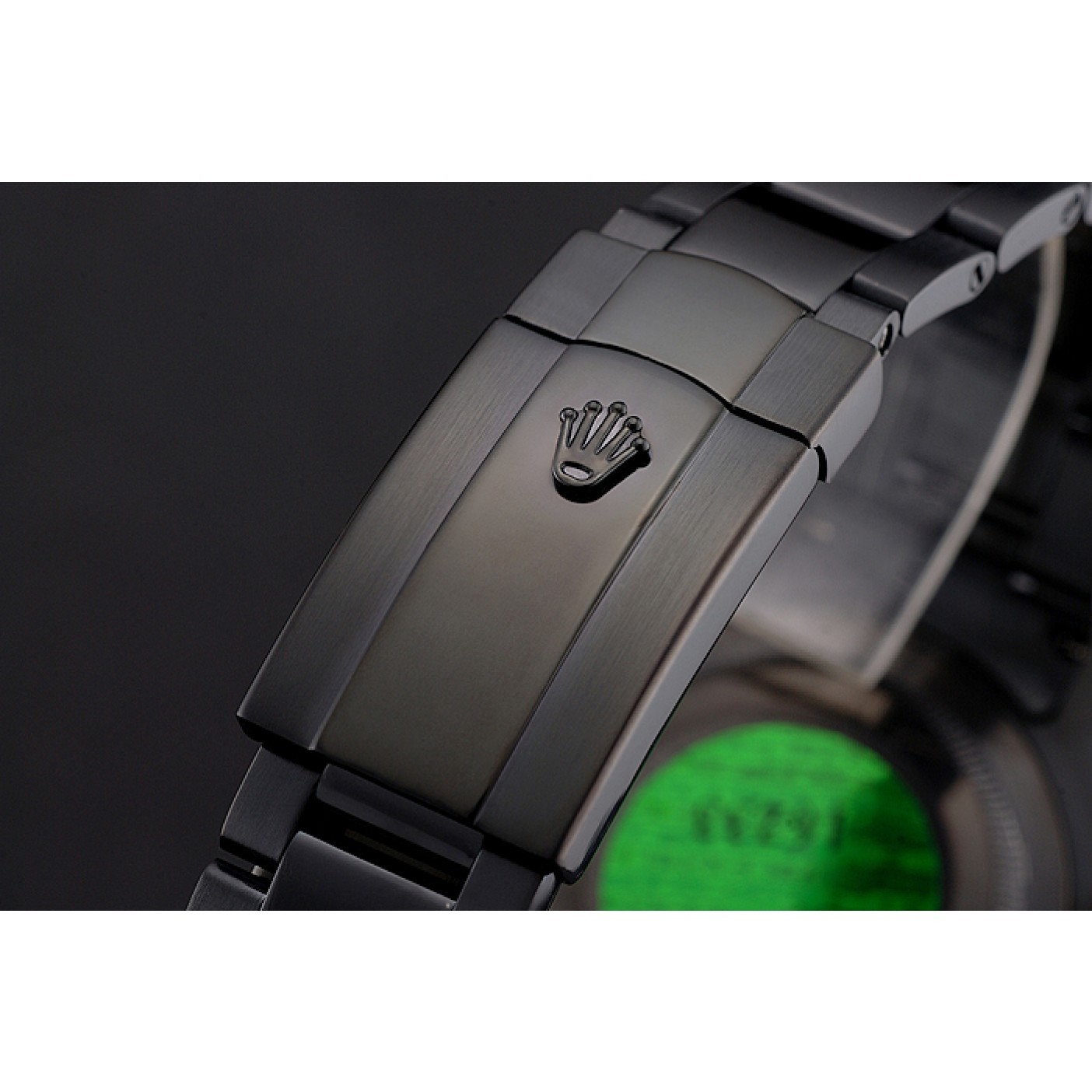 MiroTime Rolex Bamford Submariner Black Dial Roman Numerals Black Ionized Case And Bracelet