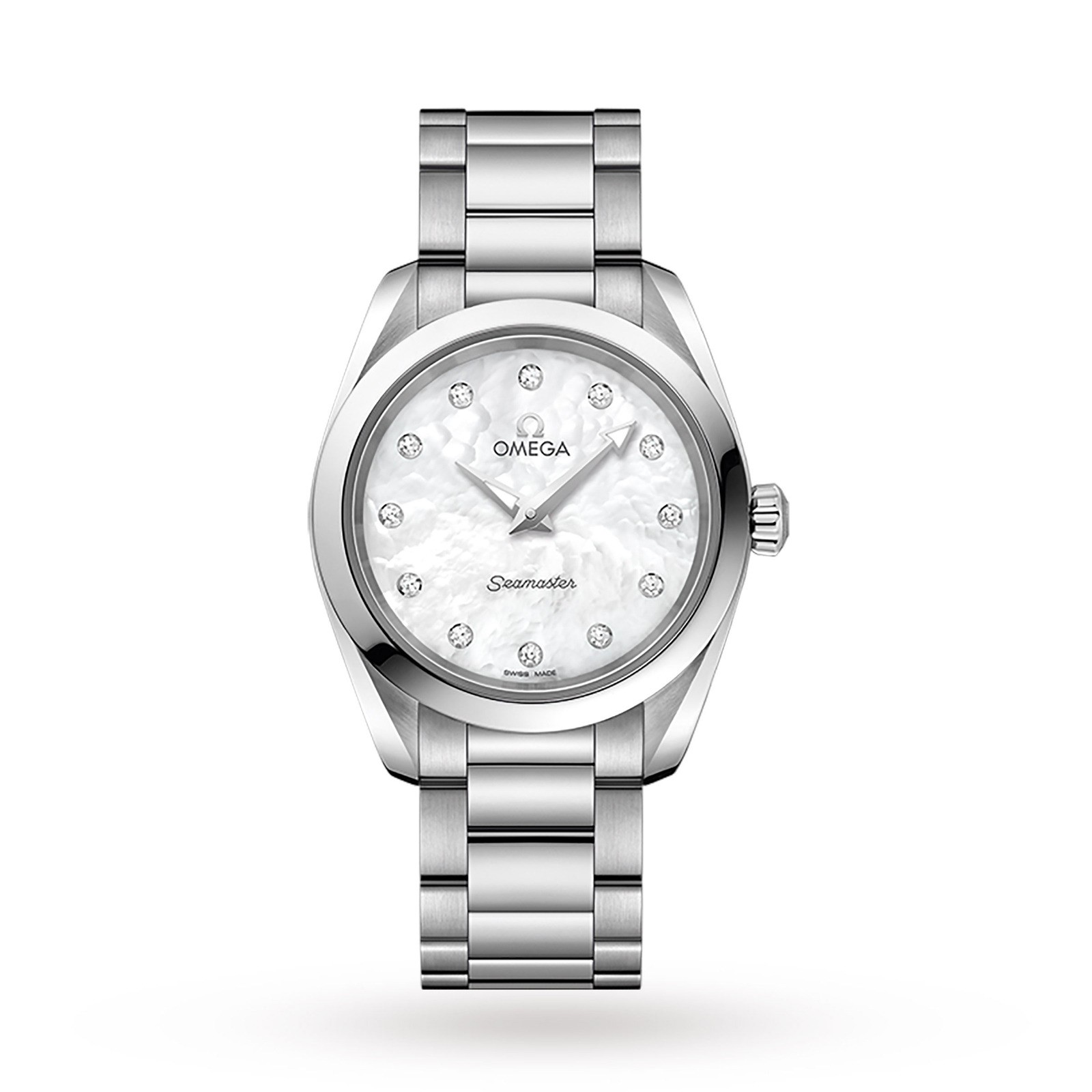 MiroTime Swiss Omega Seamaster Aqua Terra 150m 28mm Ladies Watch O22010286055001