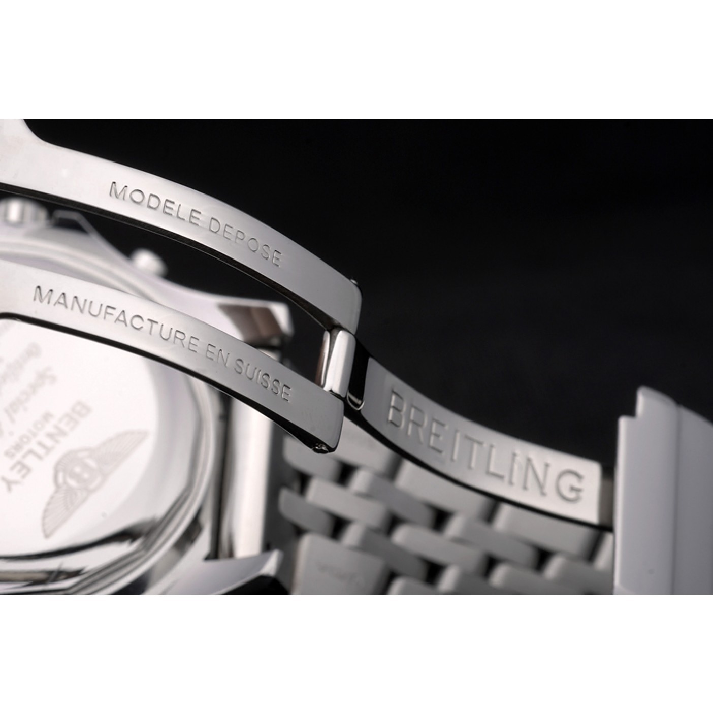 MiroTime Breitling for Bentley Stainless Steel Strap Brown Dial