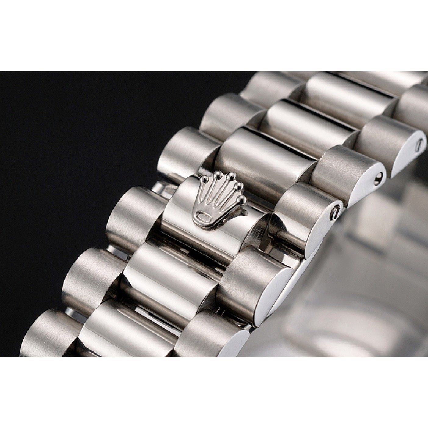 MiroTime Swiss Rolex Datejust Black Dial Roman Numerals Stainless Steel Case And Bracelet