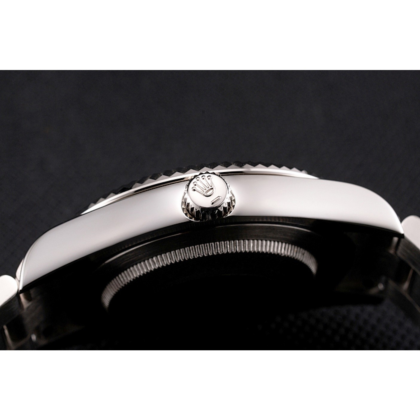 MiroTime Swiss Rolex Datejust Black Dial Roman Numerals Stainless Steel Case And Bracelet
