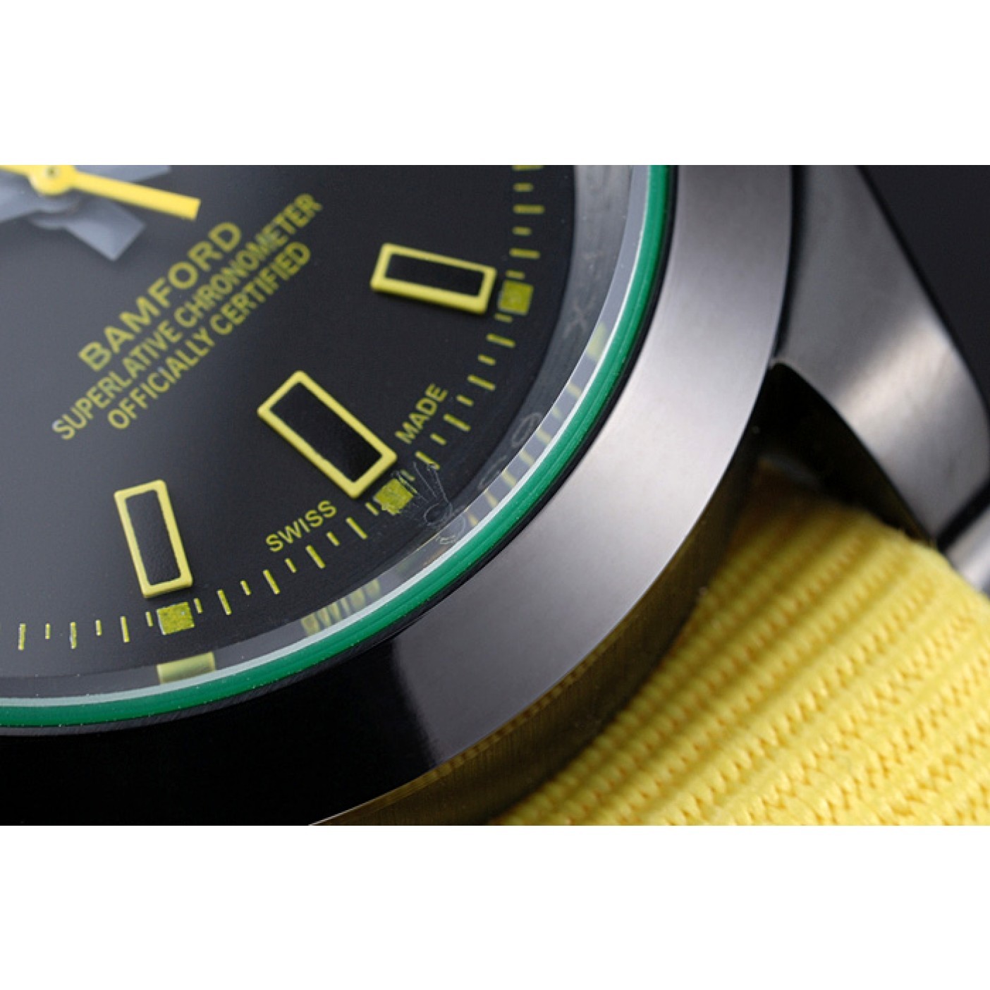 MiroTime Rolex Milgauss Bamford Yellow Nylon Strap 621999