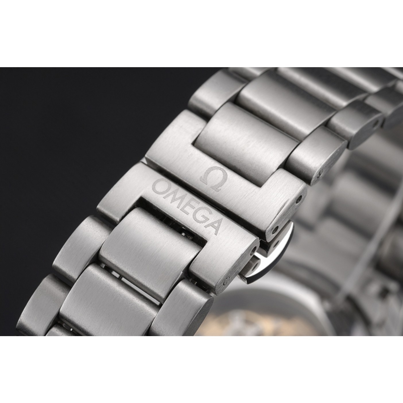 MiroTime Omega Seamaster Black Dial Stainless Steel Band 622165