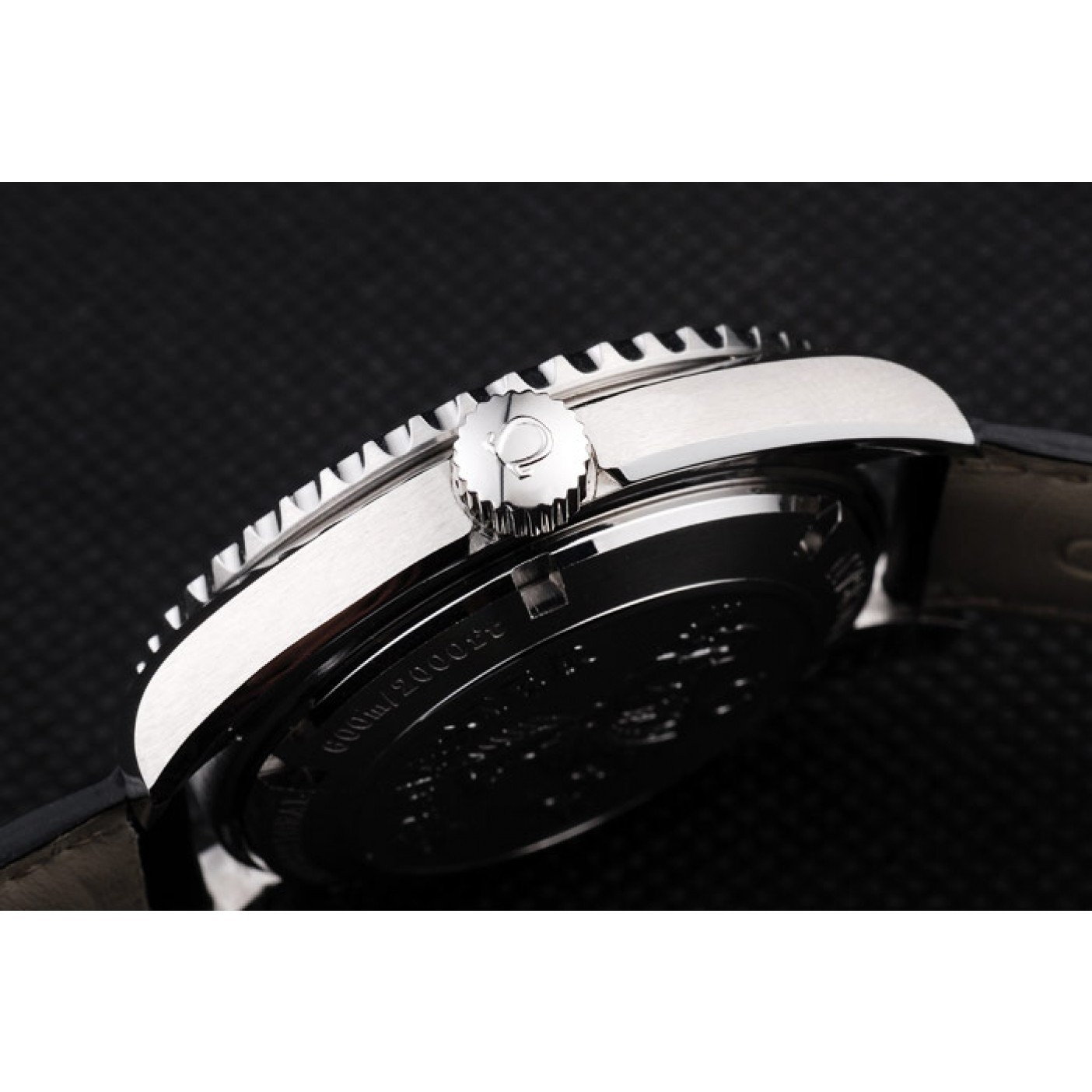 MiroTime Omega Swiss Seamaster Planet Ocean Black Case Black Dial