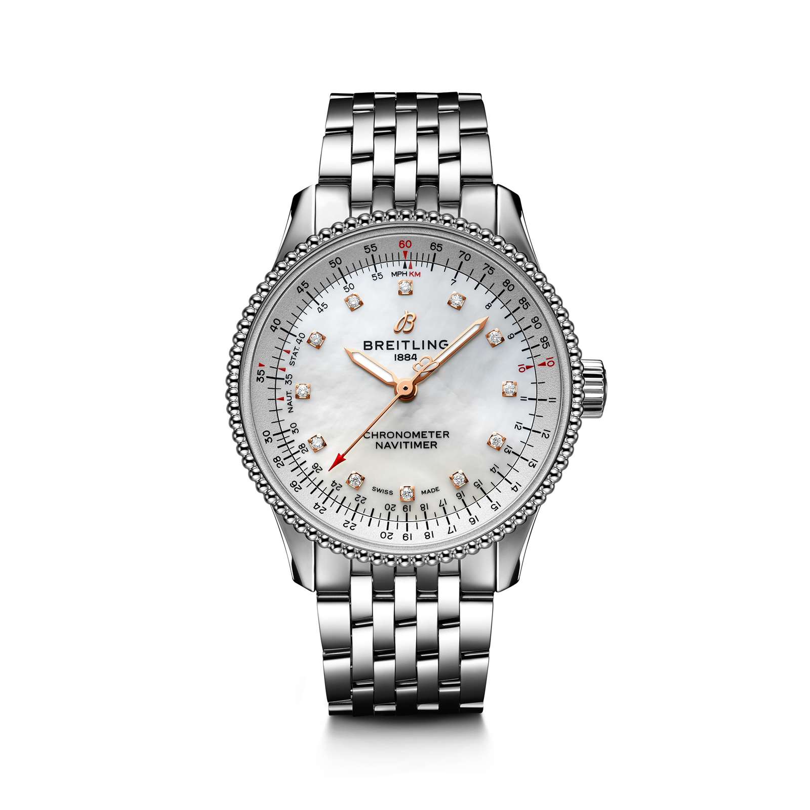 MiroTime Swiss Breitling Navitimer 35 Ladies Watch A17395211A1A1