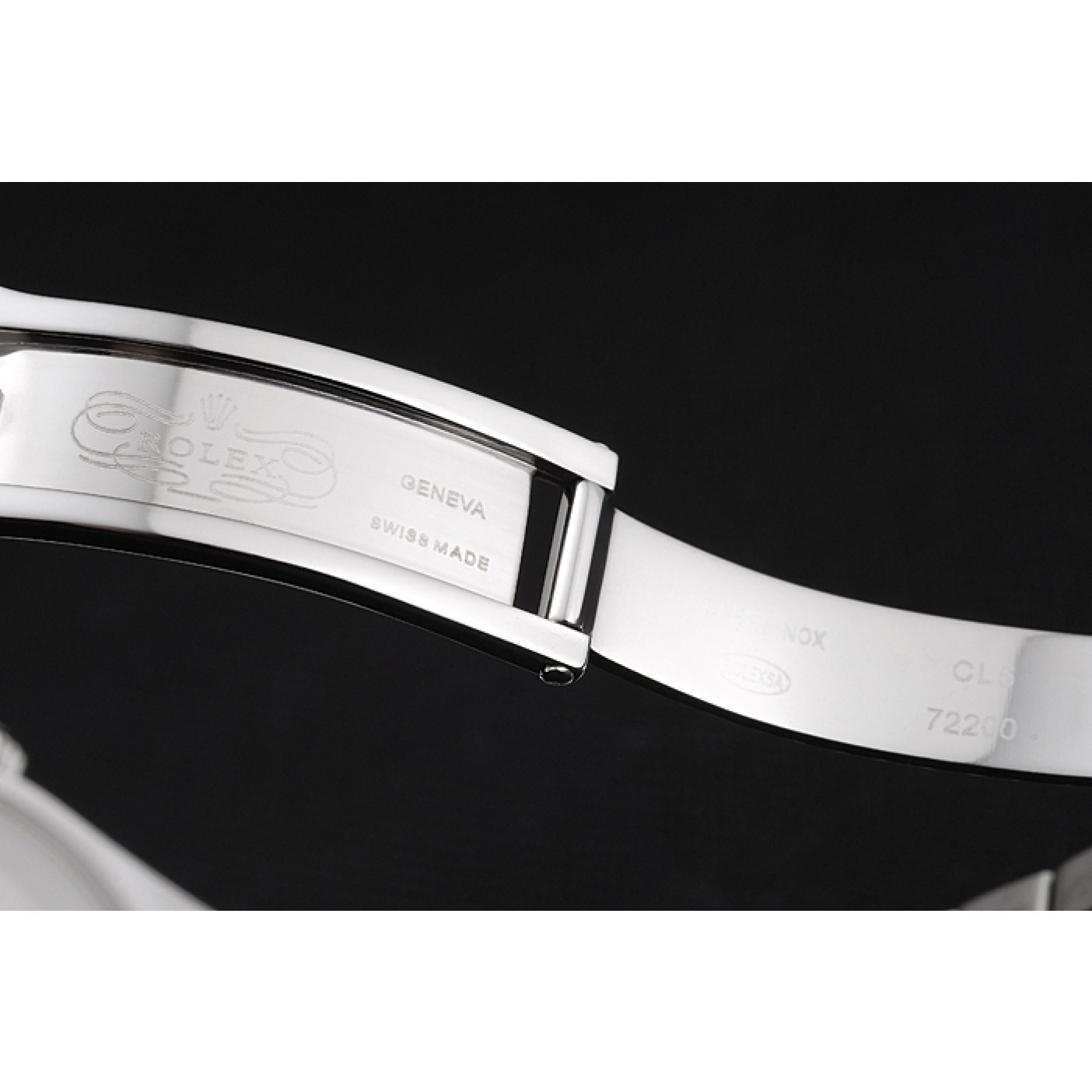 MiroTime Swiss Rolex Day Date Diamond Pave Dial And Bezel And Stainless Steel Bracelet