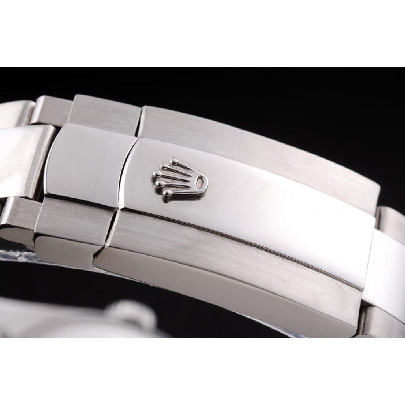 MiroTime Rolex Datejust Stainless Steel Silver Flowers Dial Diamond Plated rl305