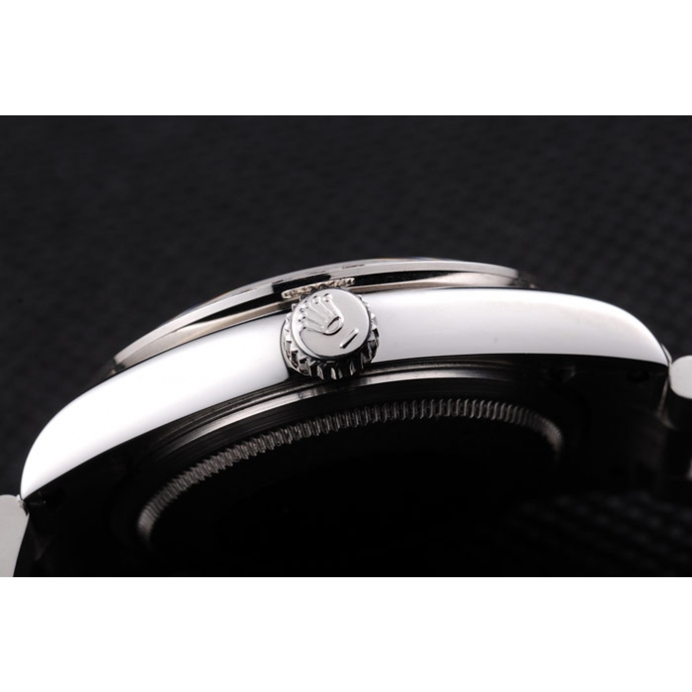 MiroTime Rolex Datejust Stainless Steel Silver Flowers Dial Diamond Plated rl305