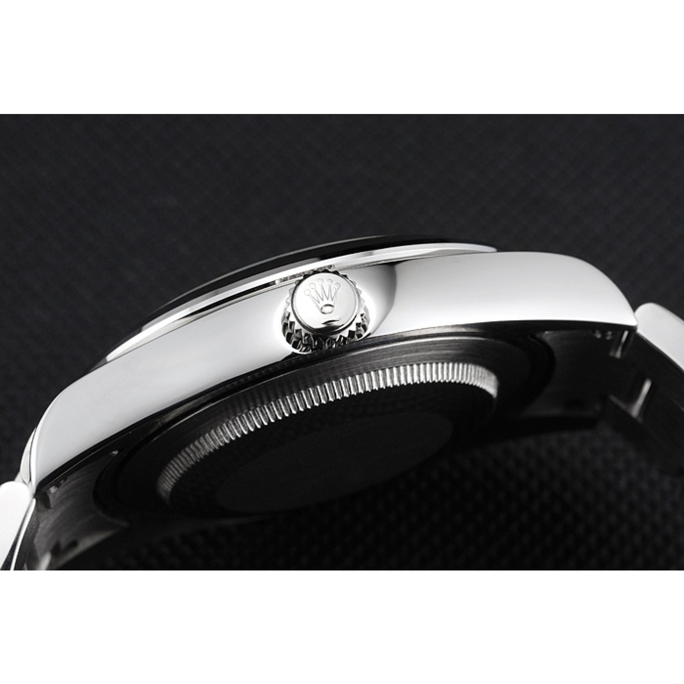 MiroTime Swiss Rolex Milgauss White Dial Orange Markings Stainless Steel Case And Bracelet