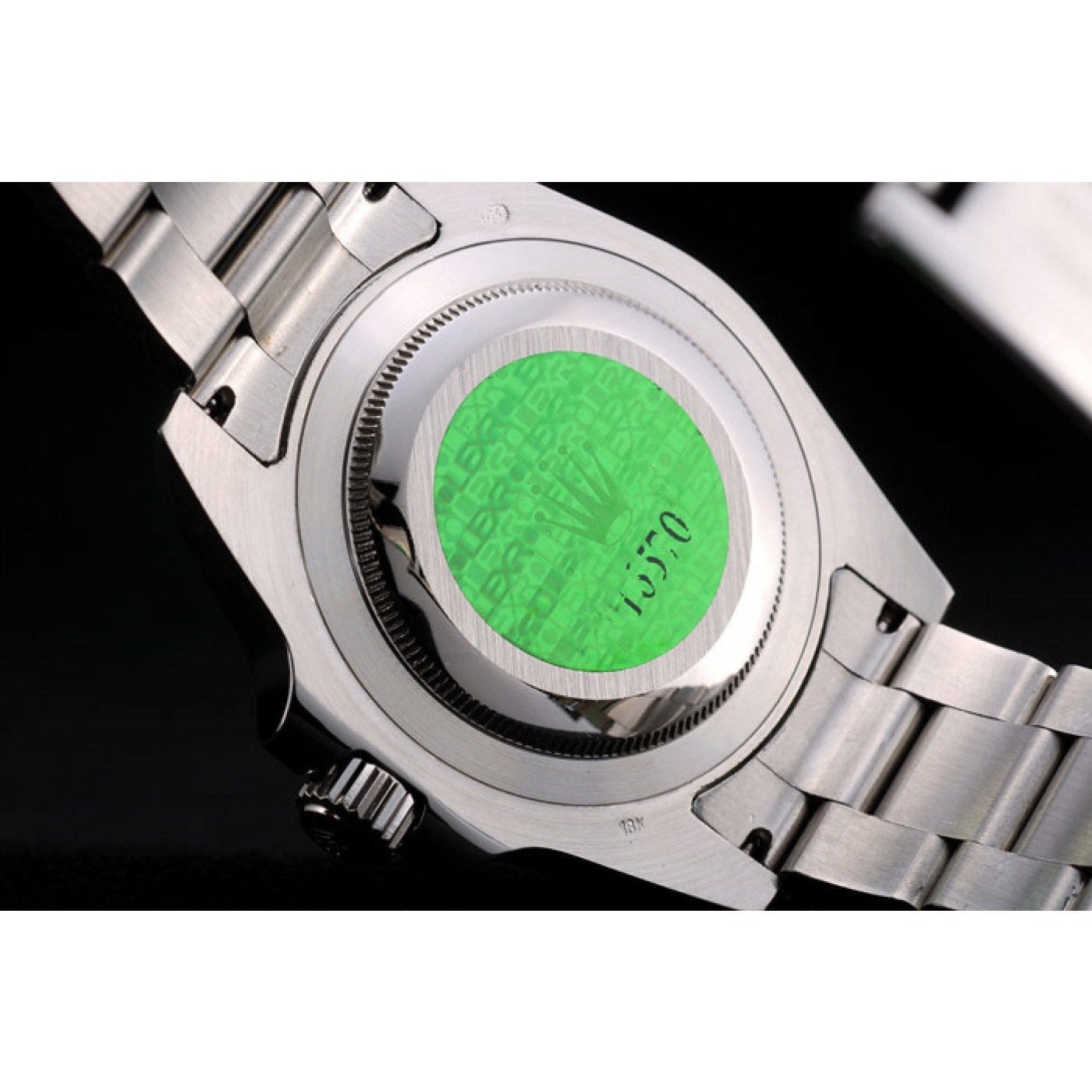 MiroTime Rolex Explorer Stainless Steel Bezel White Dial Watch