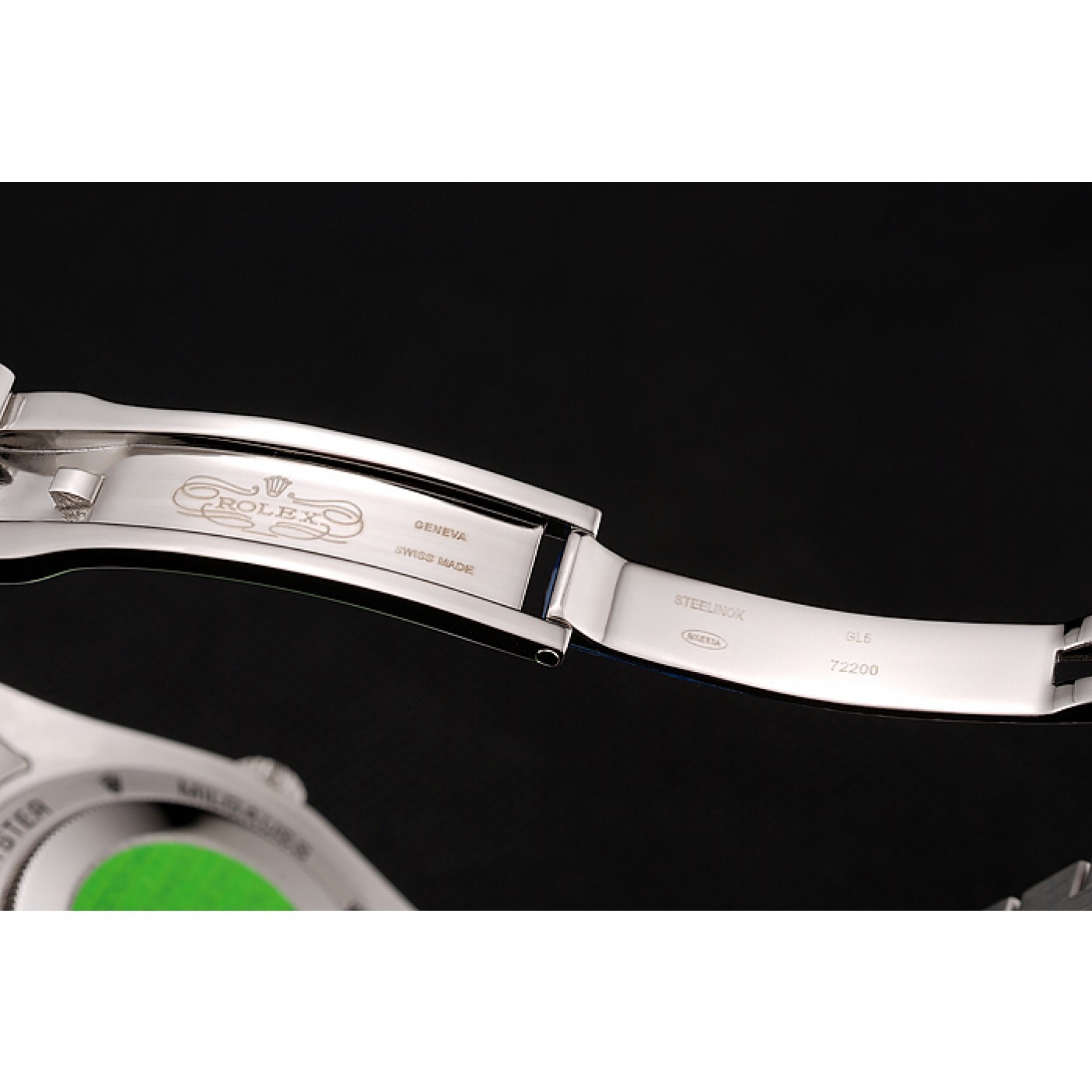 MiroTime Swiss Rolex Day-Date White Dial Diamond Case Stainless Steel Bracelet 1453967