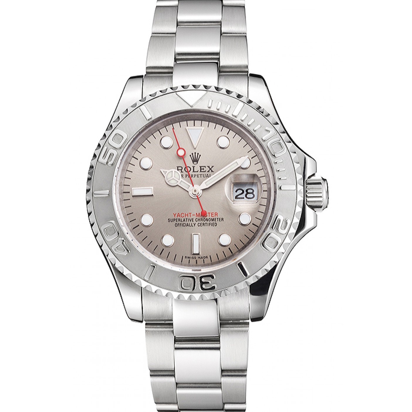 MiroTime Swiss Rolex Yacht-Master Gray Dial Stainless Steel Case And Bracelet