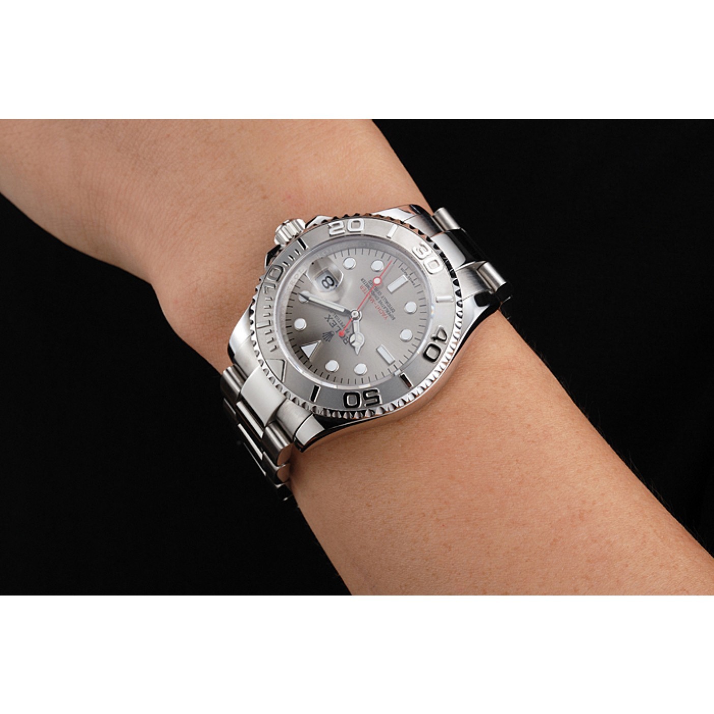 MiroTime Swiss Rolex Yacht-Master Gray Dial Stainless Steel Case And Bracelet