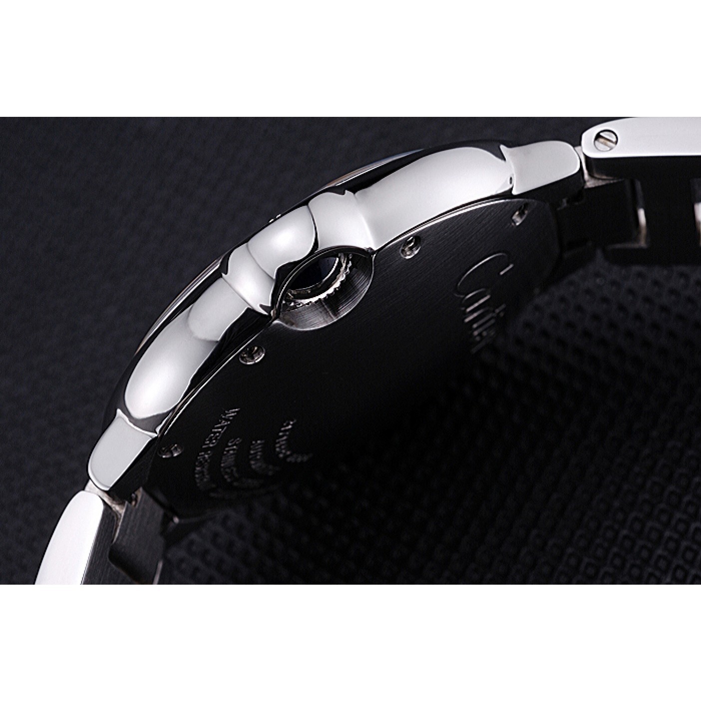 MiroTime Swiss Cartier Ballon Bleu de Cartier White Dial Roman Numerals Stainless Steel Bracelet 622555