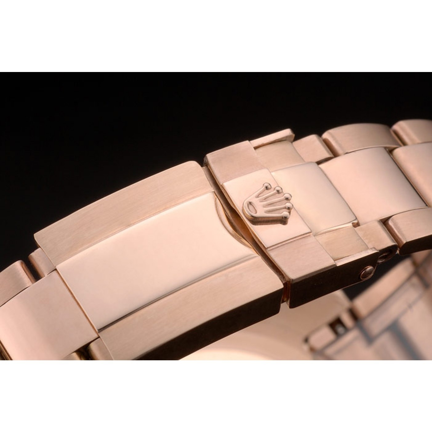 MiroTime Rolex Daytona Ion Plated Tachymeter Rose Gold Strap Rose Gold Dial 80244