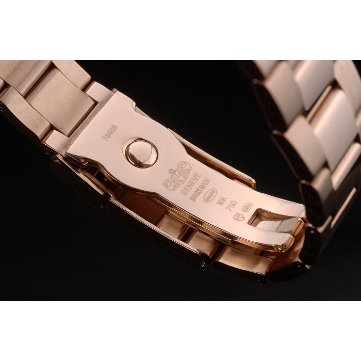 MiroTime Rolex Daytona Ion Plated Tachymeter Rose Gold Strap Rose Gold Dial 80244