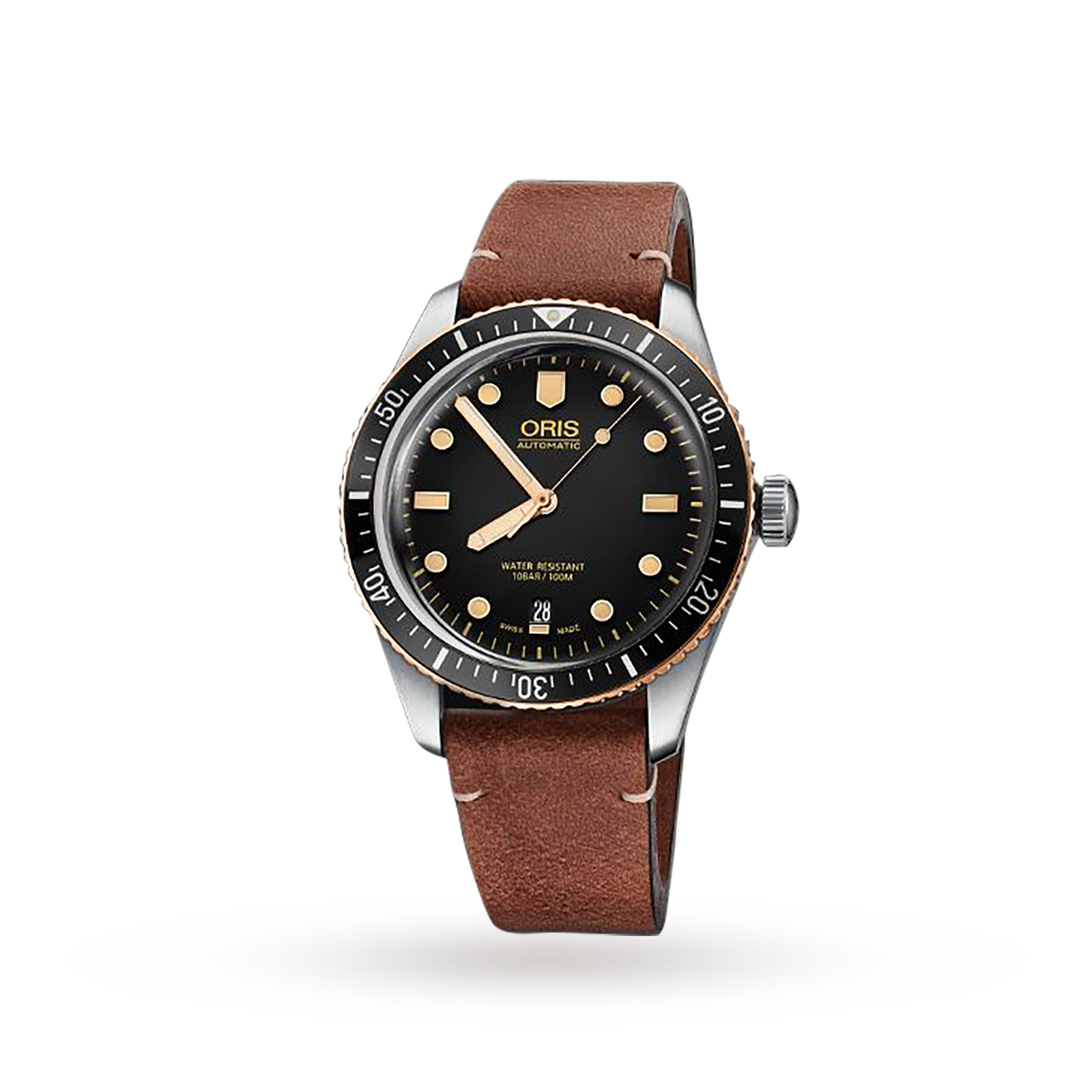 MiroTime Swiss Oris Divers Sixty Five 40mm Mens Watch 01 733 7707 4354-07 5 20 45