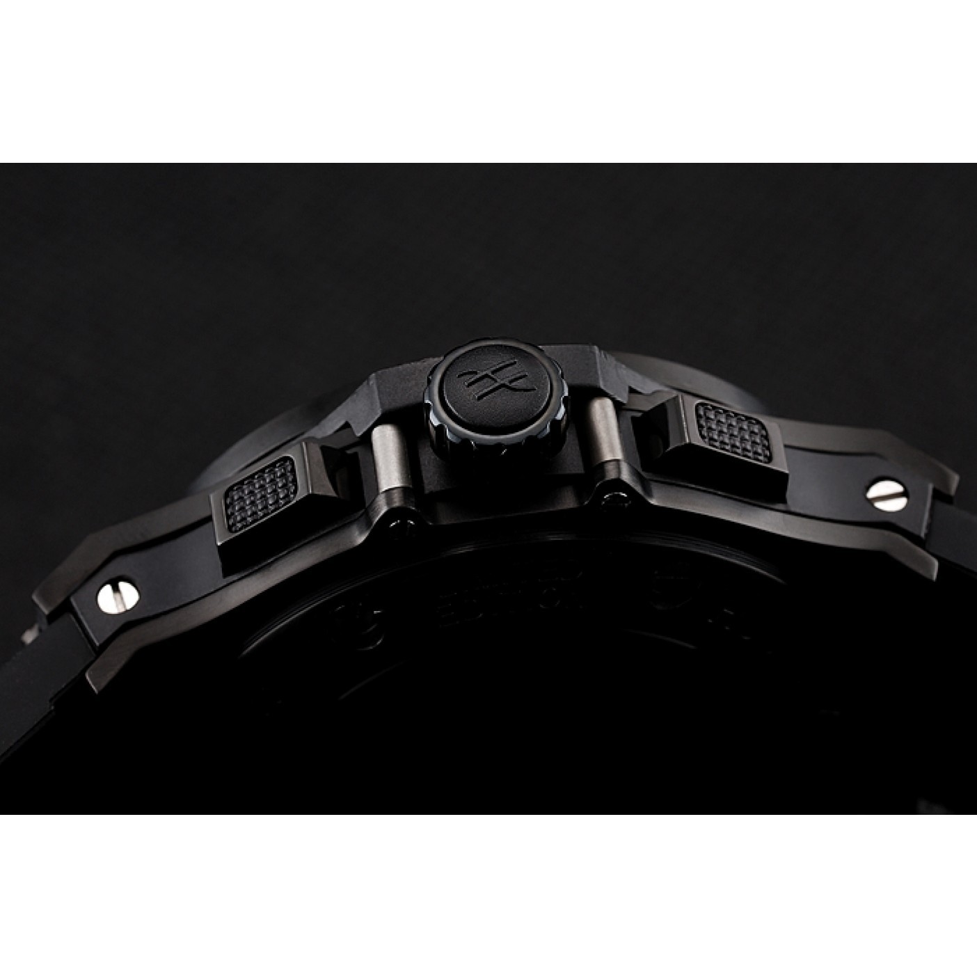 MiroTime Hublot Big Bang Carbon Dial With Blue Markings Carbon Case And Bezel Black Rubber Strap 622774