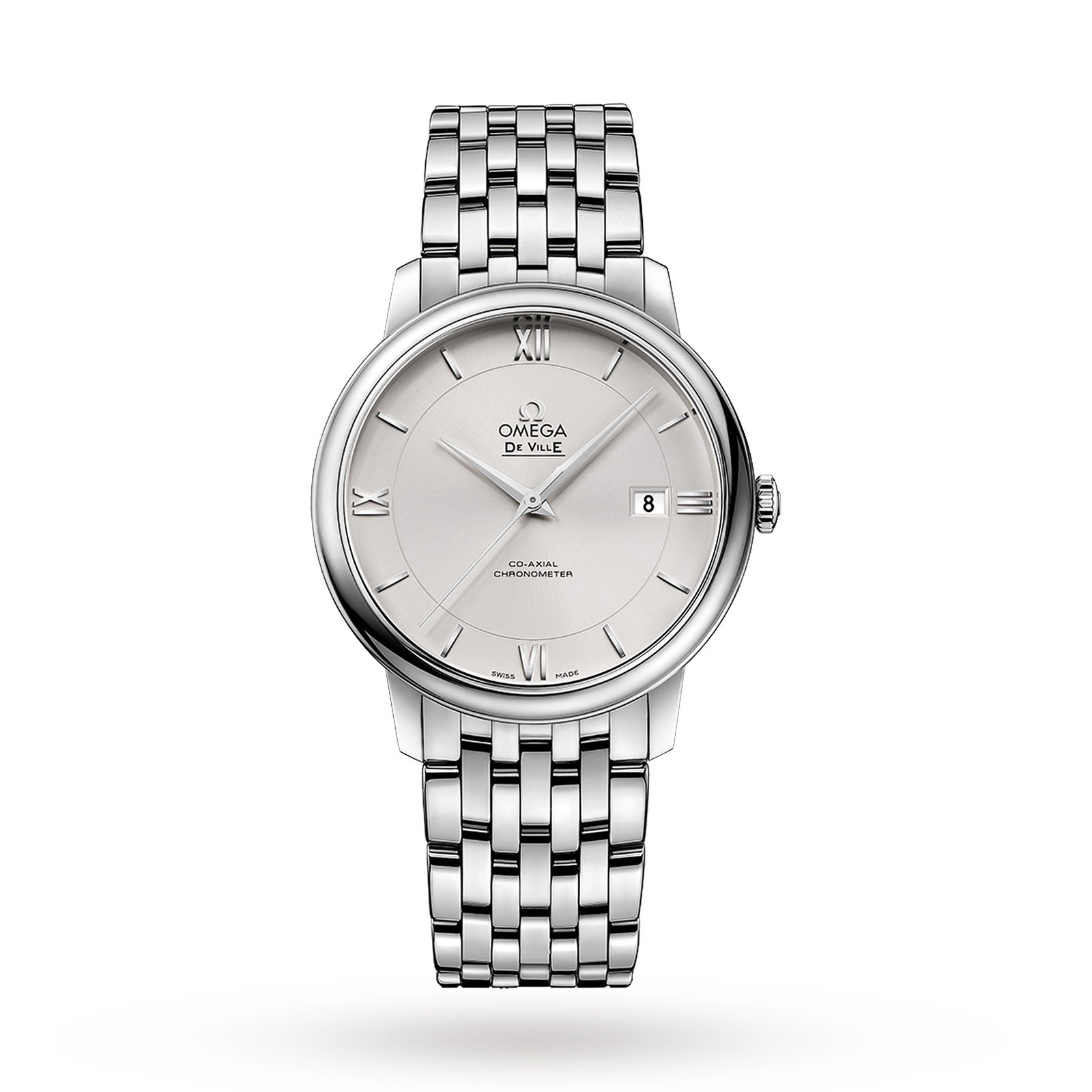 MiroTime Swiss Omega De Ville Prestige Co-Axial 39.5mm Mens Watch O42410402002003