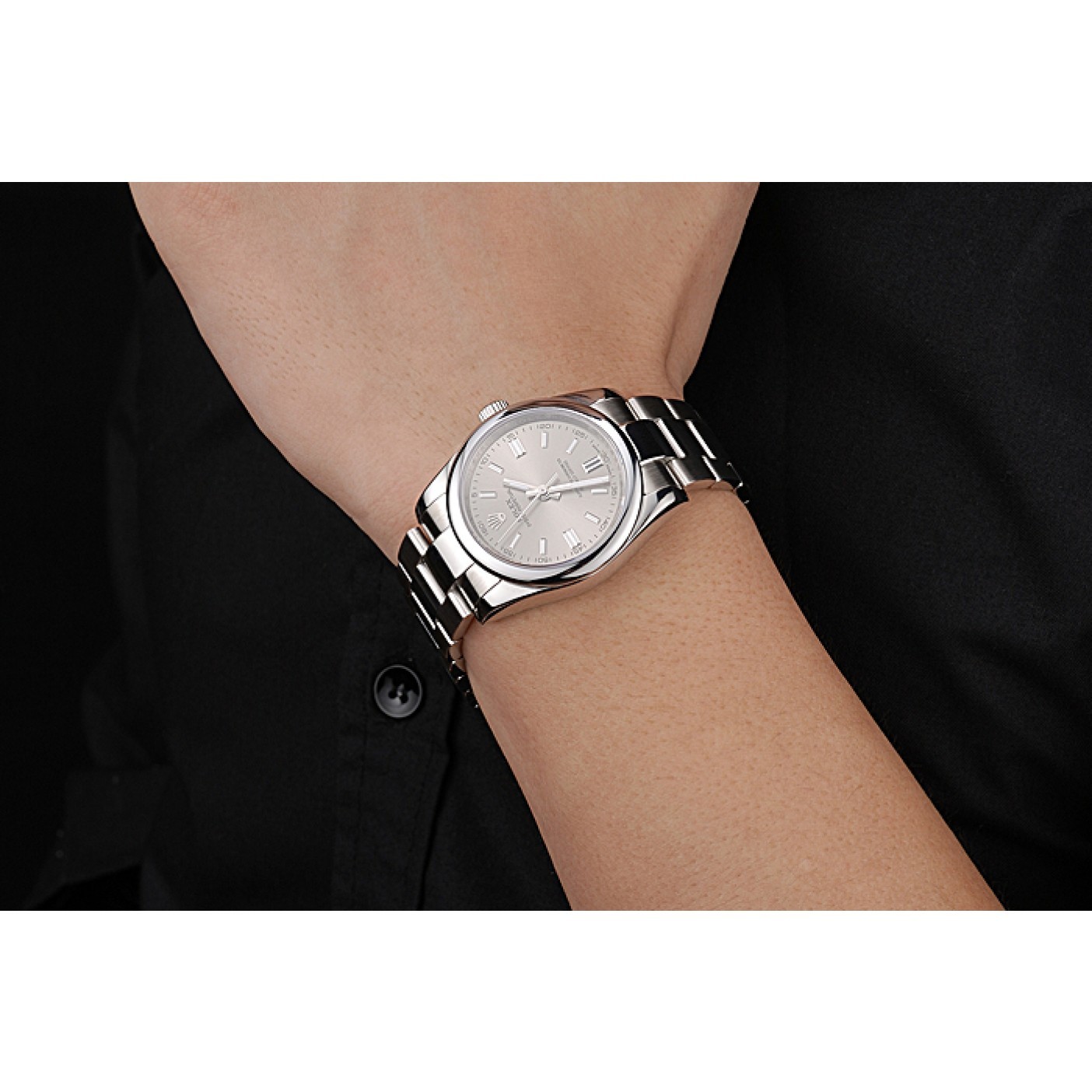 MiroTime Rolex Oyster Perpetual DateJust Stainless Steel Case Silver Dial Stainless Steel Bracelet 622640