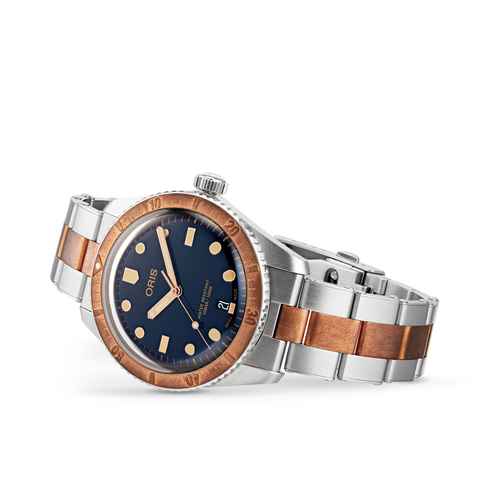 MiroTime Swiss Oris Divers Sixty-Five 40mm Mens Watch 01 733 7707 4355-07 8 20 17