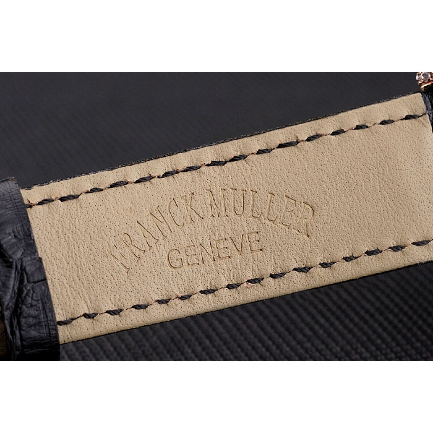 MiroTime Franck Muller Double Mistery 4 Saisons Black Dial Rose Gold Case Black Leather Strap
