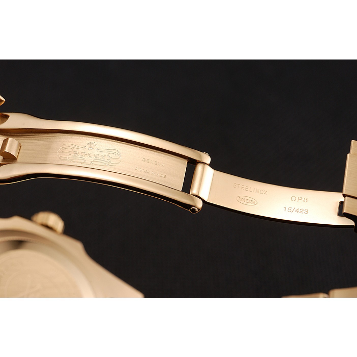 MiroTime Rolex Submariner Skull Limited Edition Black Dial Gold Case And Bracelet 1454071