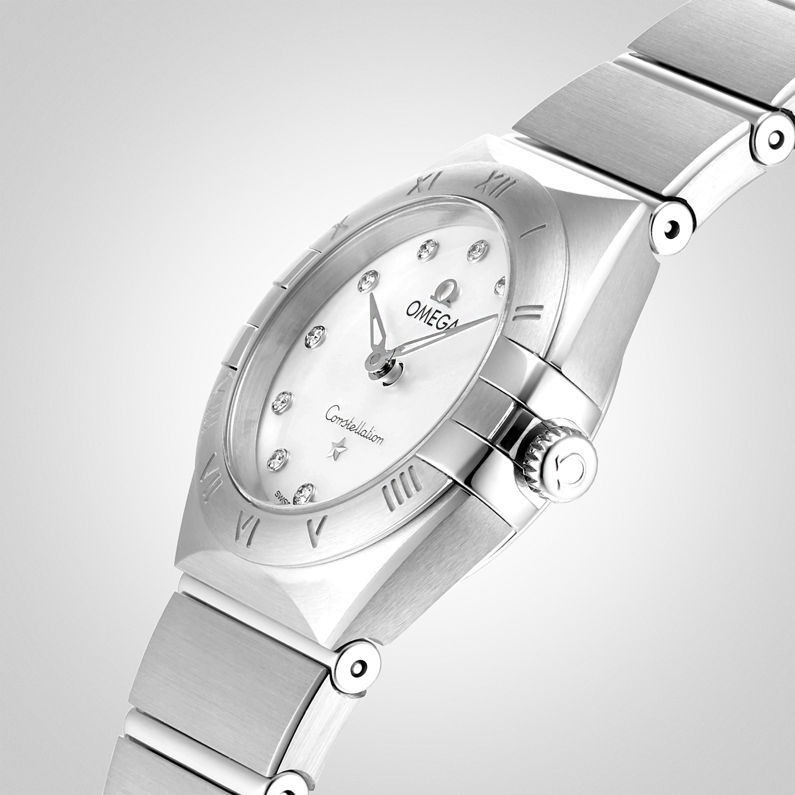 MiroTime Swiss Omega Constellation Manhattan 25mm Ladies Watch O13110256055001