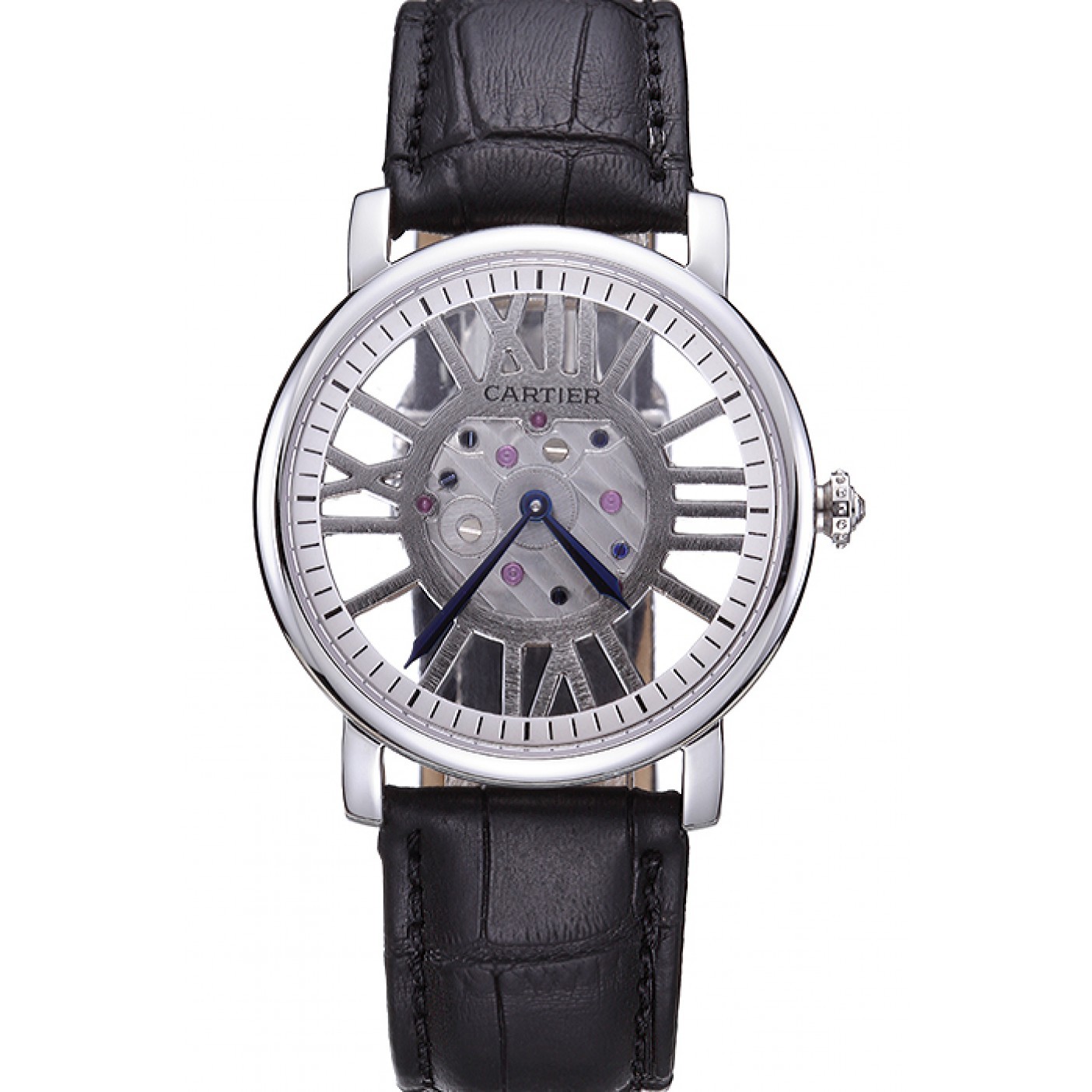 MiroTime Cartier Rotonde Skeleton Flying Tourbillon Black 621972