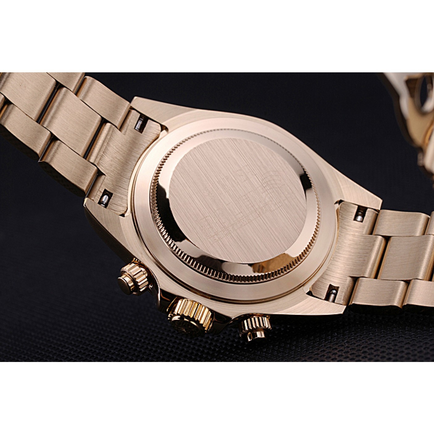 MiroTime Rolex Cosmograph Daytona White with Black Subdials Gold Bracelet 622548
