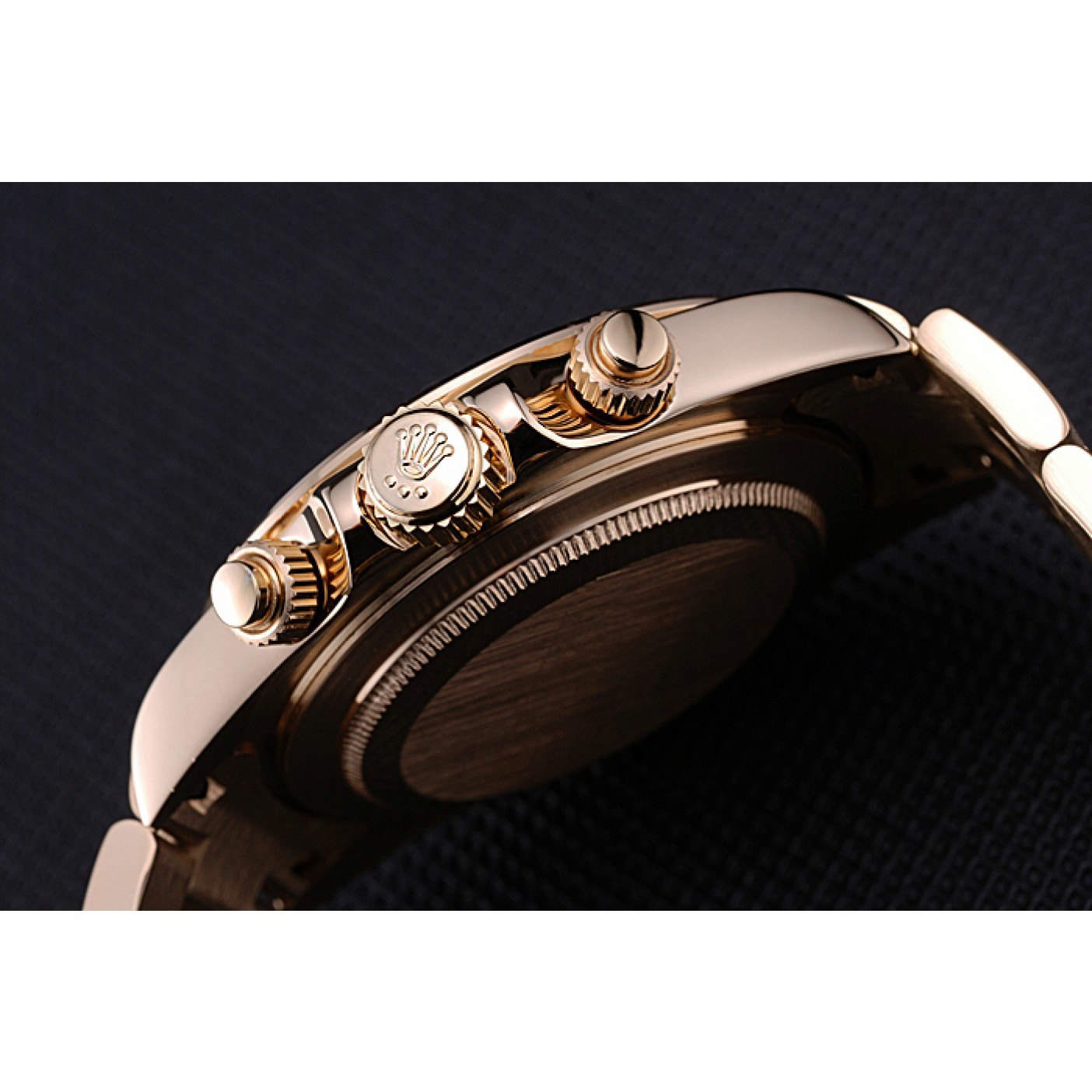 MiroTime Rolex Cosmograph Daytona White with Black Subdials Gold Bracelet 622548