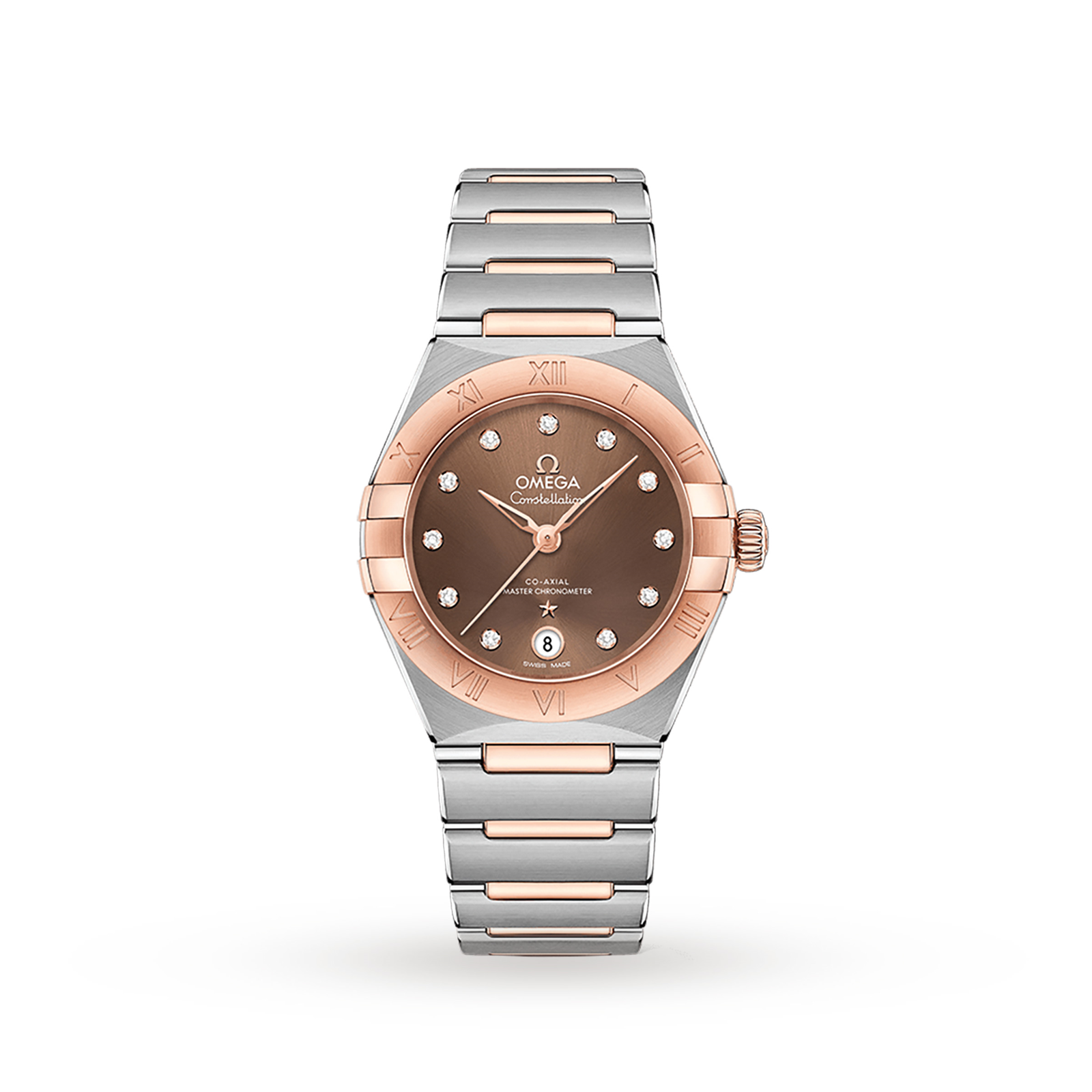 MiroTime Swiss Omega Constellation Manhattan Co-Axial 29mm Ladies Watch O13120292063001