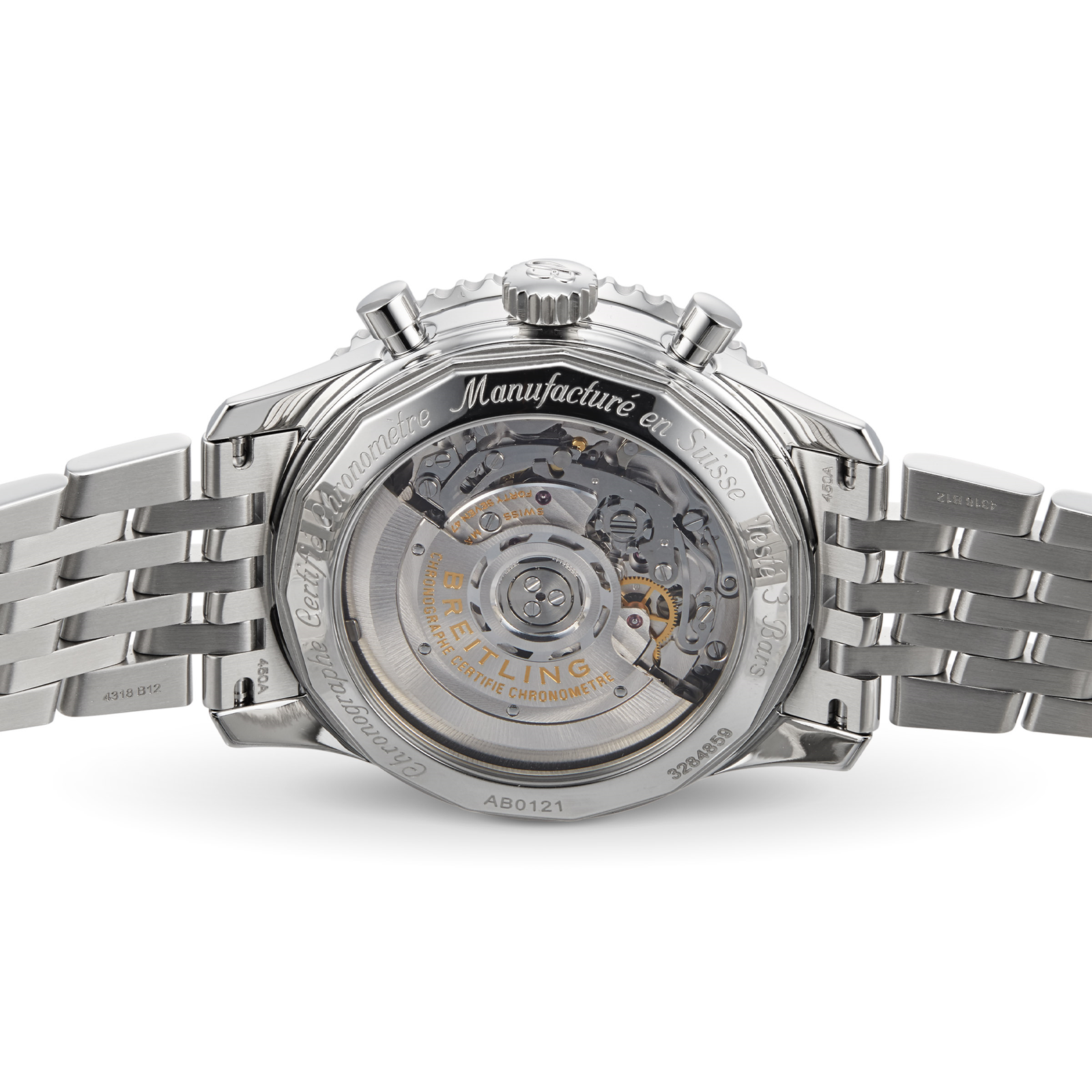 MiroTime Swiss Breitling Navitimer 1 B01 Chronograph AB0121211C1A1
