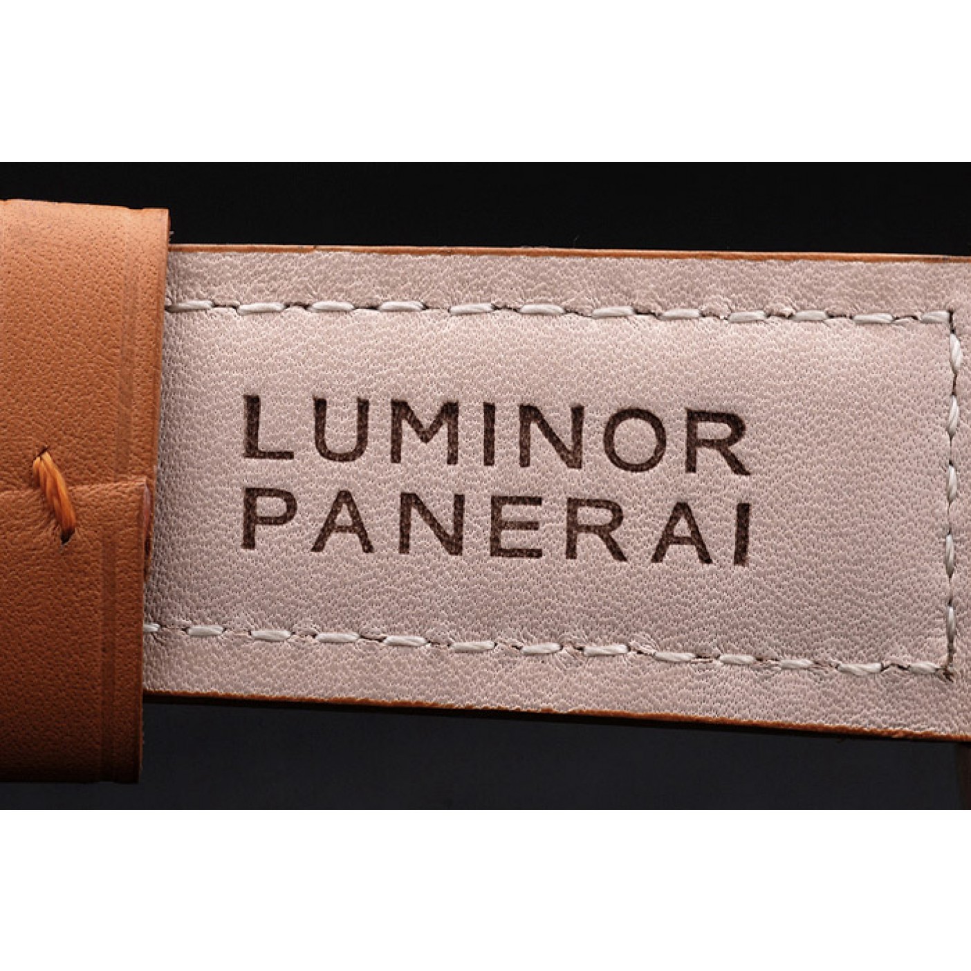 MiroTime Panerai Luminor Marina White Dial Brown Leather Bracelet