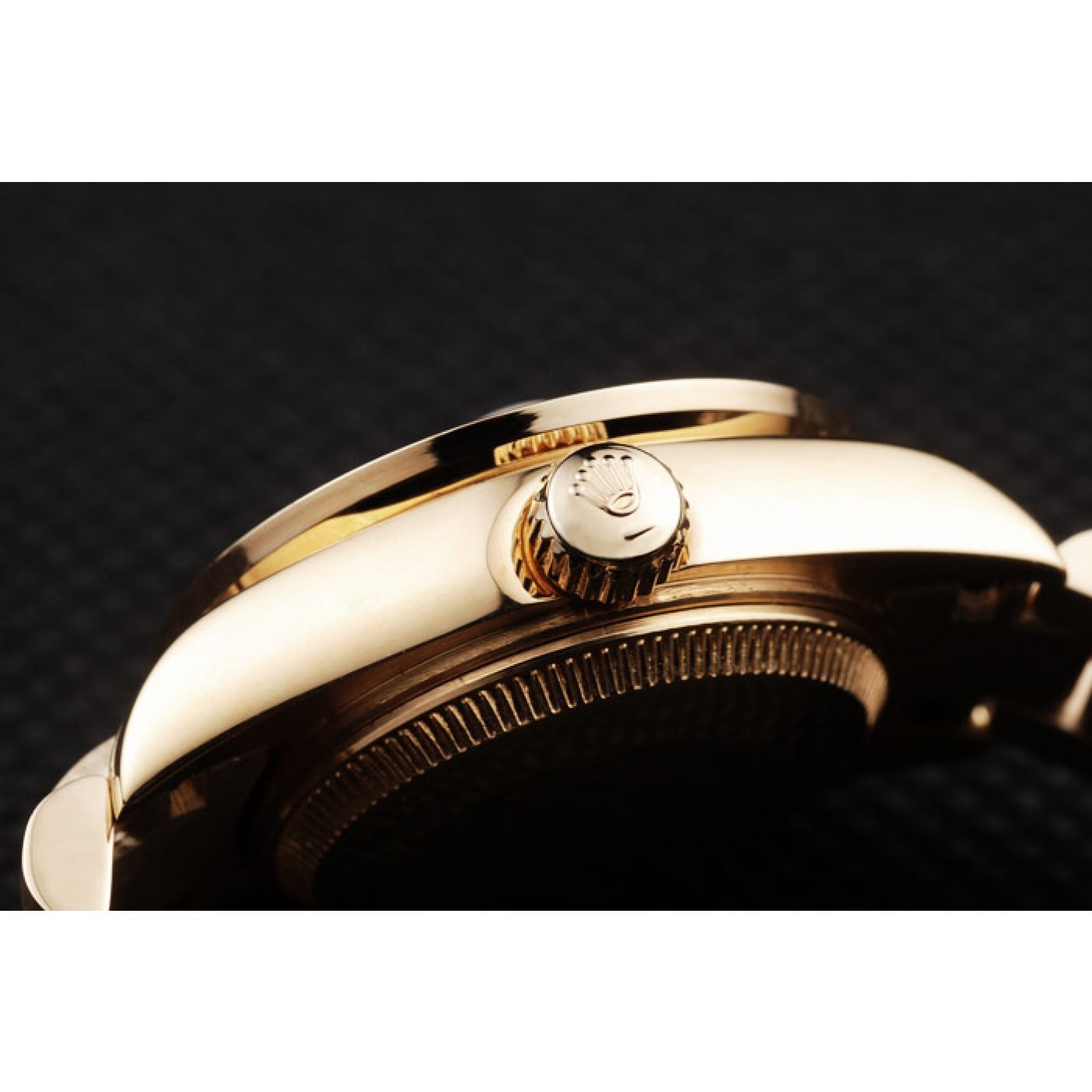 MiroTime Rolex Datejust 18k Yellow Gold Plated Stainless Steel Diamond Plated 98076