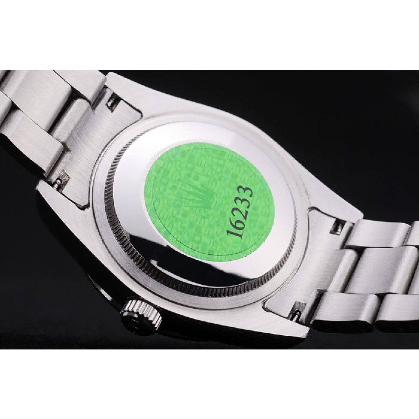 MiroTime Rolex DayDate Polished Silver Bezel White Dial 7470
