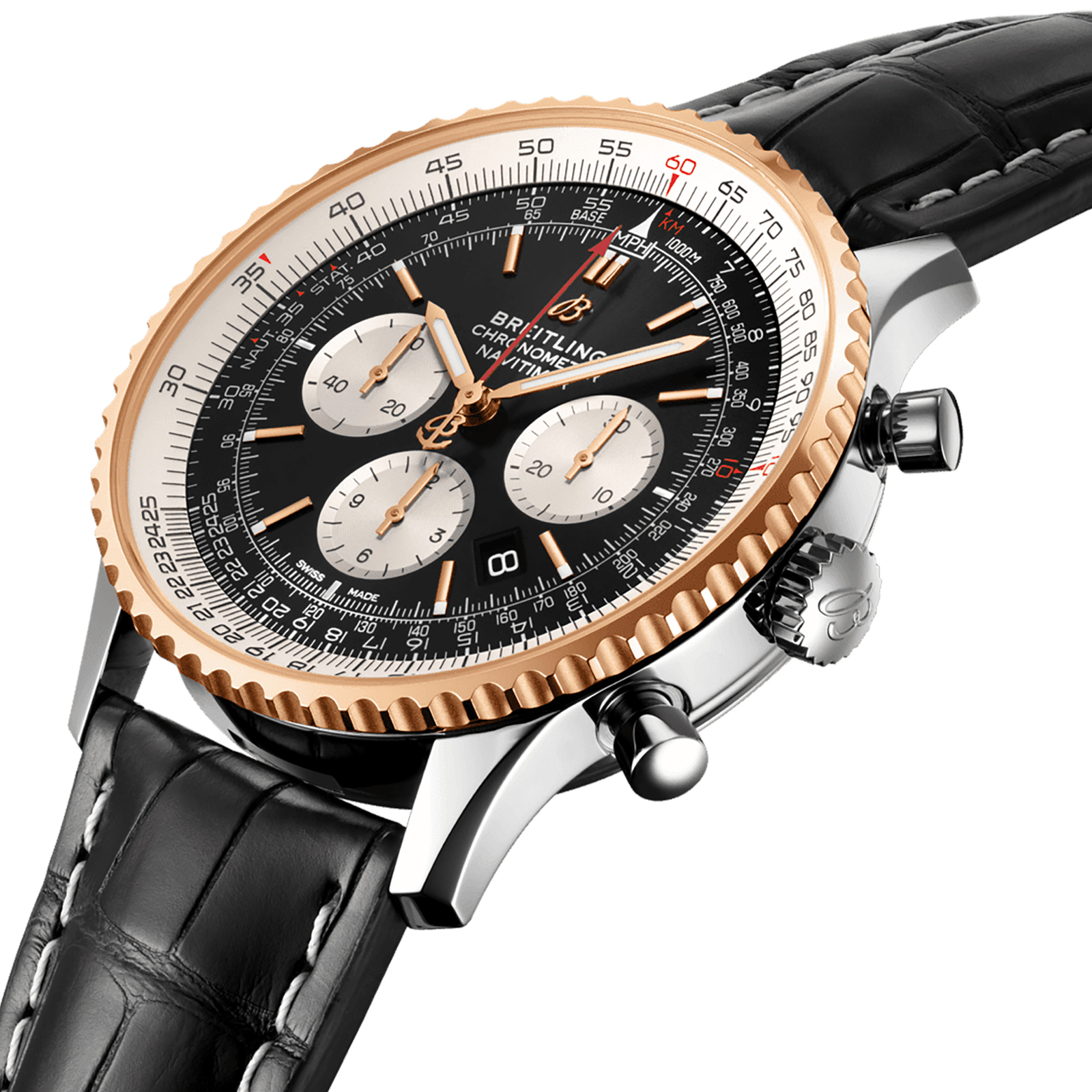 MiroTime Swiss Breitling Navitimer 46mm Mens Watch UB0127211B1P2