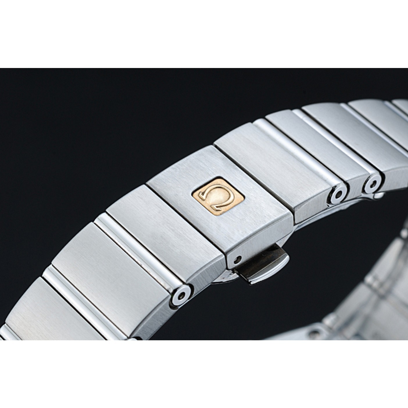 MiroTime Swiss Lady Omega Constellation Stainless Steel Bracelet Silver Dial 80290