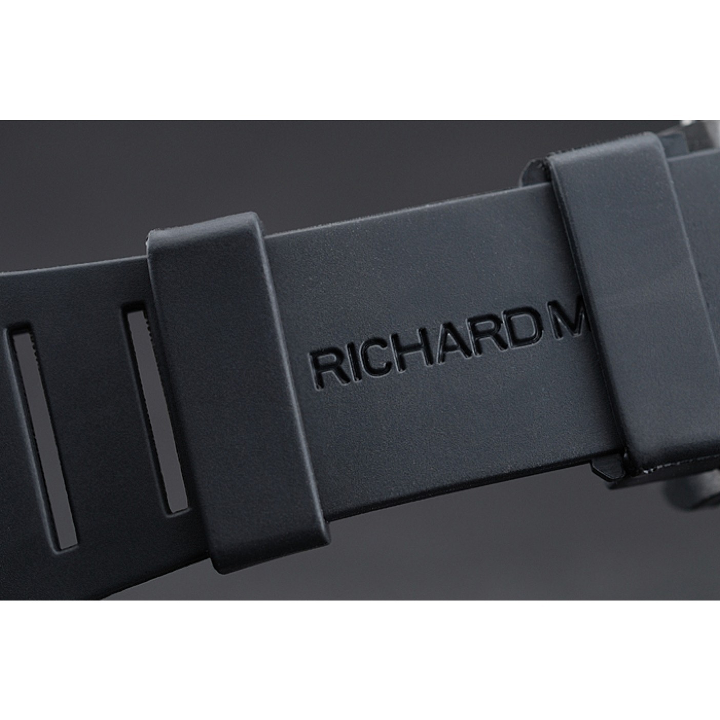 MiroTime Richard Mille RM 055 Bubba Watson Black Case Black Rubber Bracelet 1454199