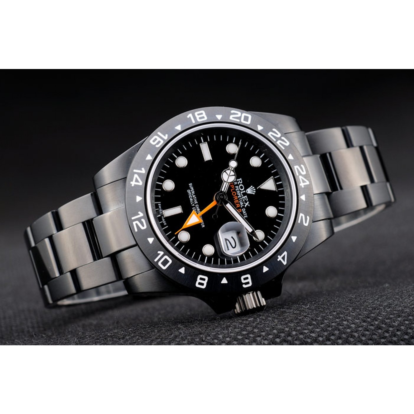 MiroTime Rolex Explorer Black Ceramic Bezel Black Dial Watch 2385