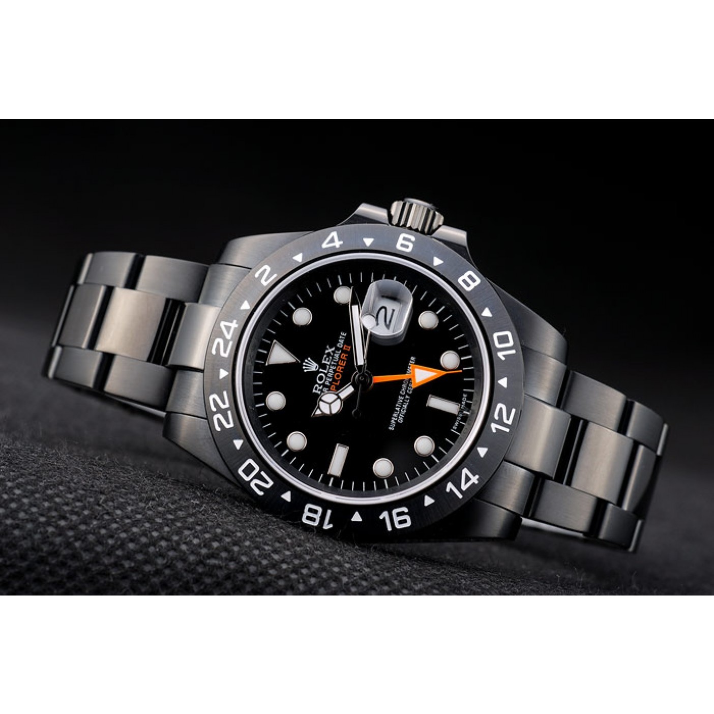 MiroTime Rolex Explorer Black Ceramic Bezel Black Dial Watch 2385